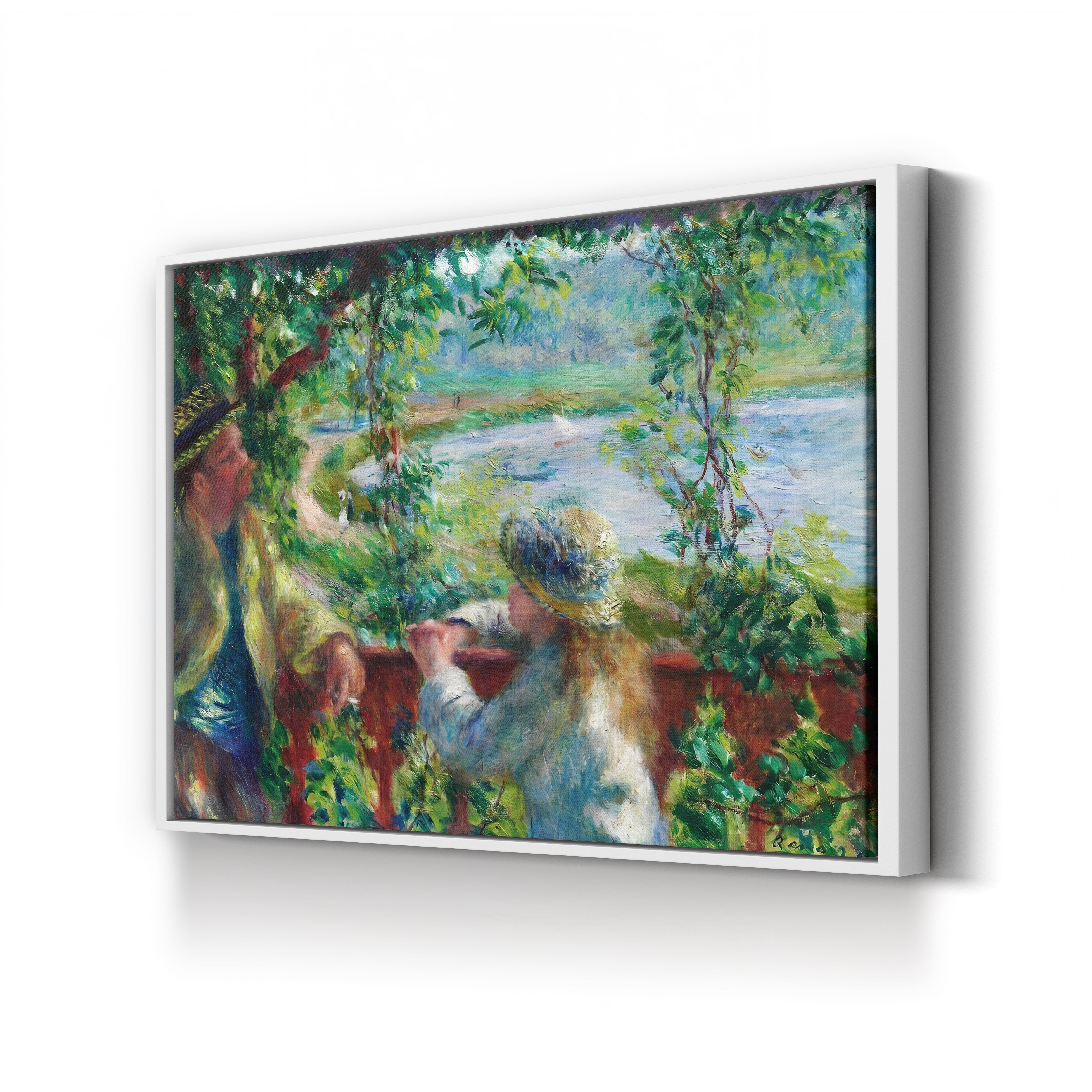 Near the Lake – Renoir Wall Art | Impressionist Landscape Canvas