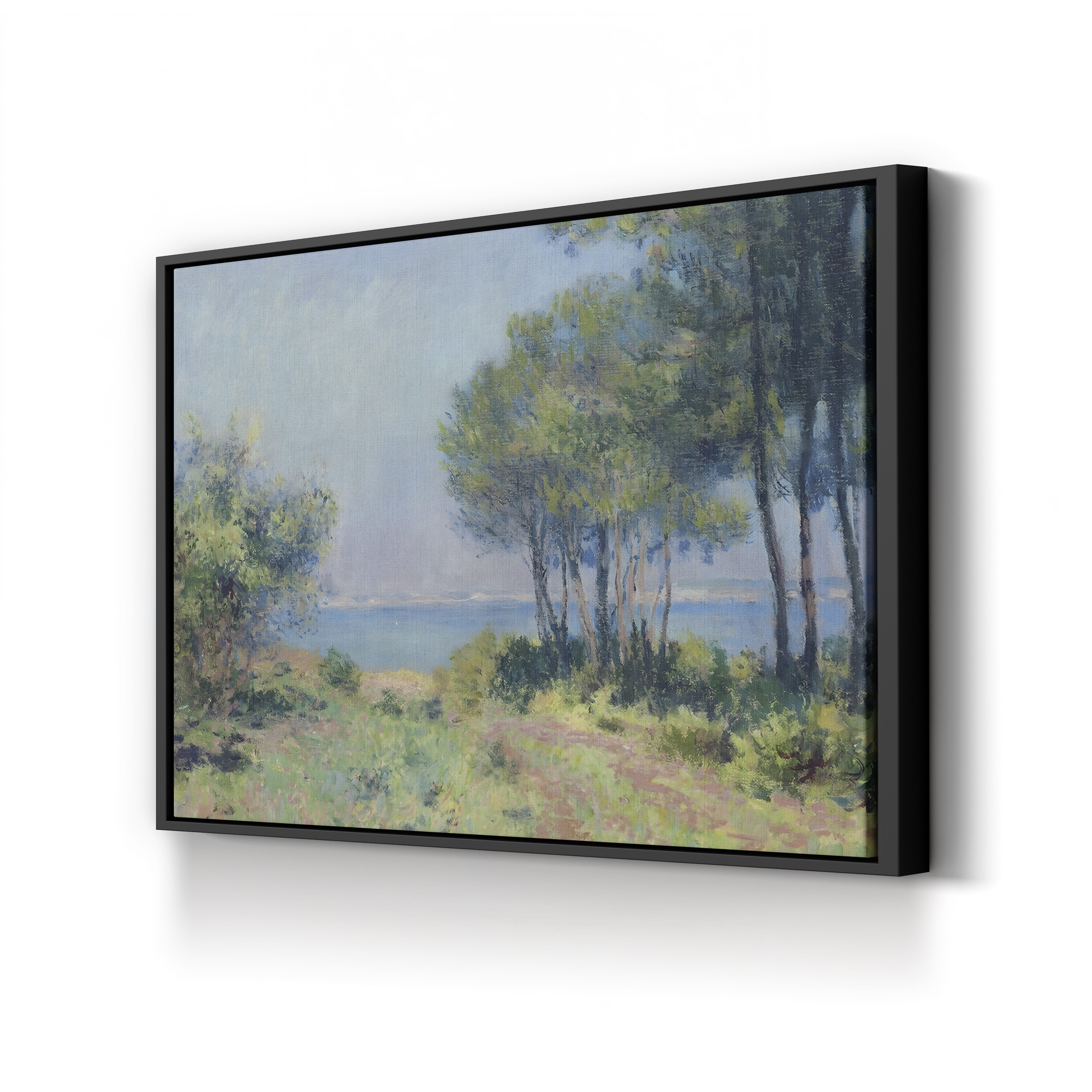 Fir Trees at Varengeville (Les Sapins à Varengeville), 1882 – Claude Monet Wall Art | Impressionist Norman Clifftop Canvas Print