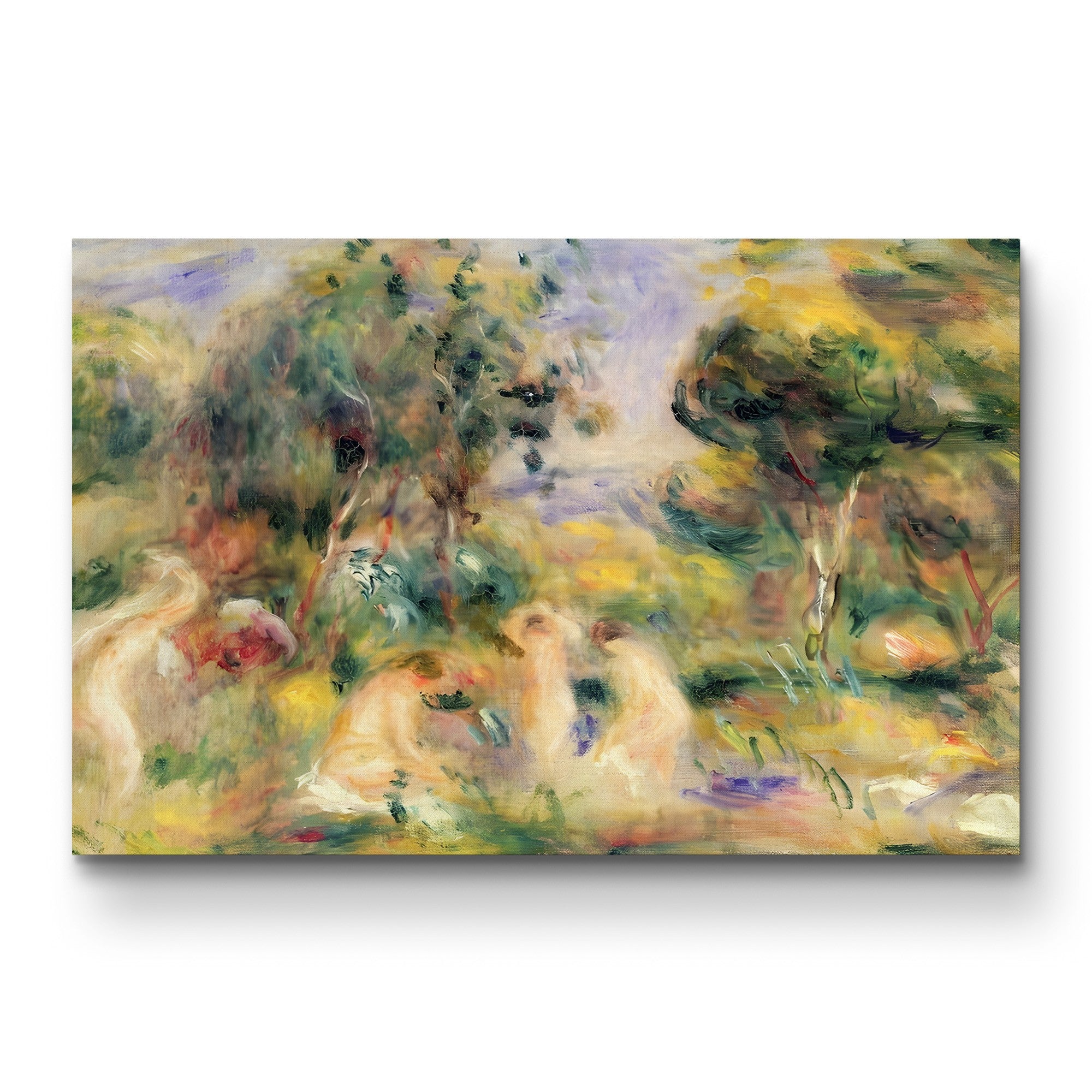 The Bathers – Pierre-Auguste Renoir Wall Art | Impressionist Bather Canvas Print