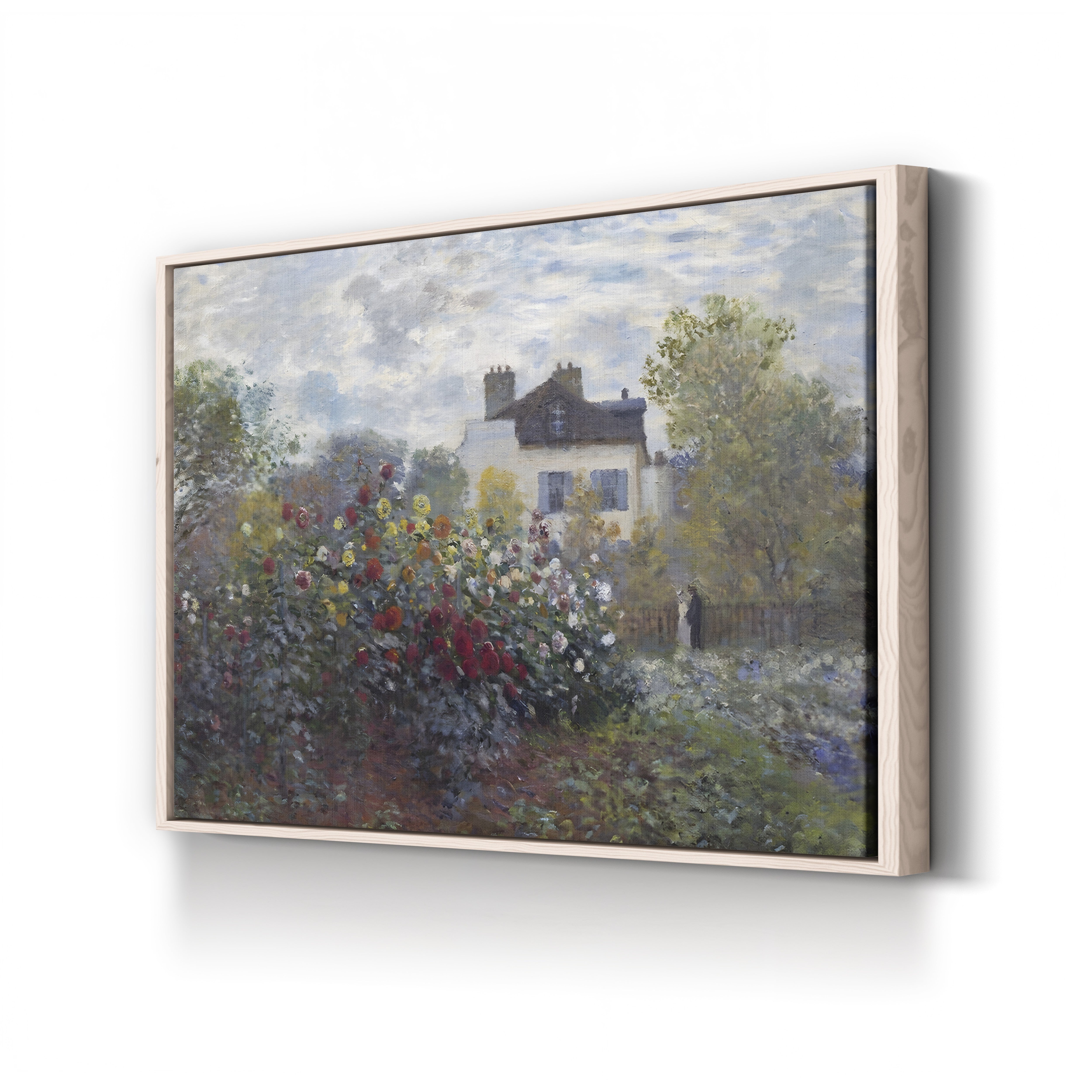 The Artist’s Garden in Argenteuil (Le Jardin de l’artiste à Argenteuil, un coin de jardin avec dahlias), 1873 by Claude Monet