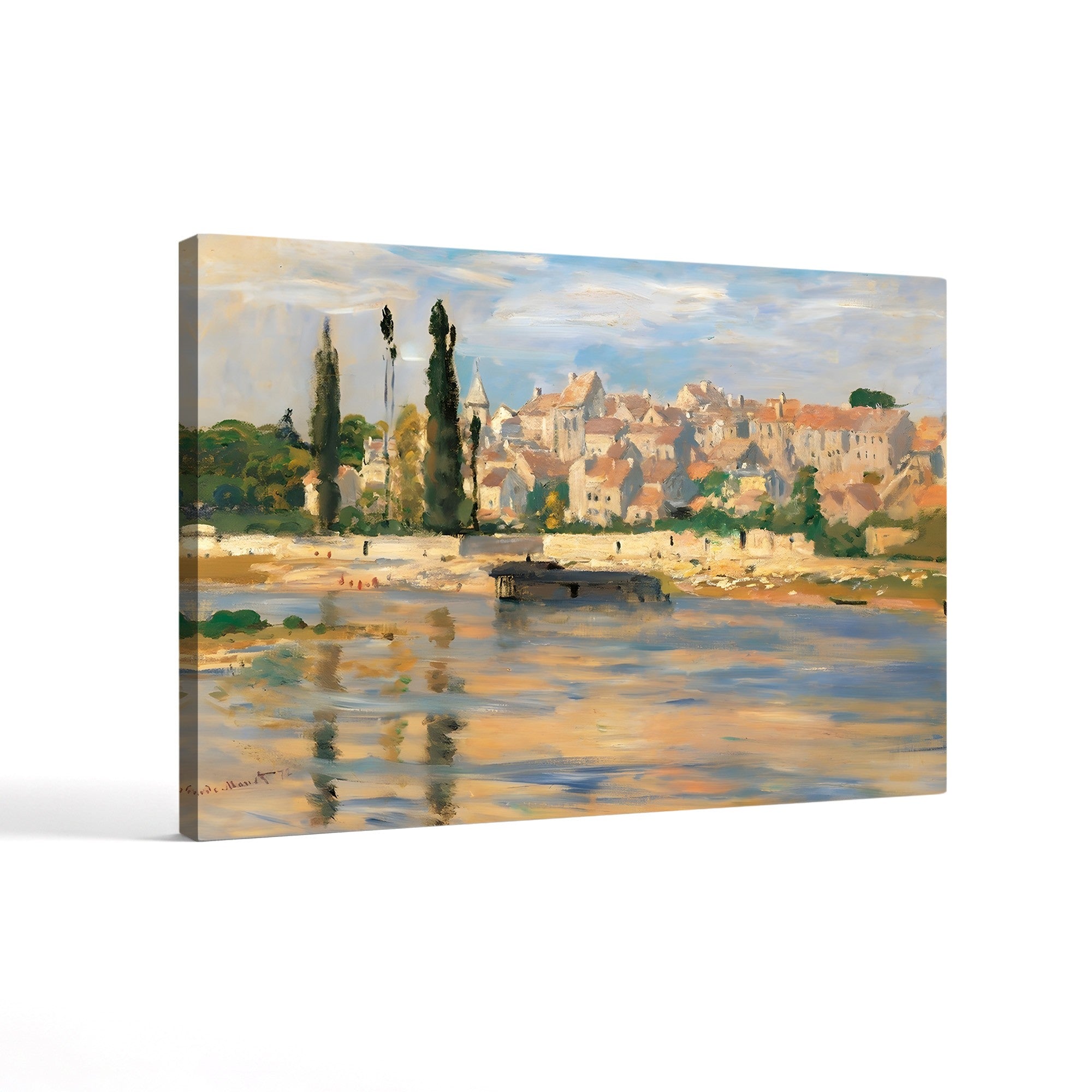 Carrières-Saint-Denis, 1872 – Claude Monet Wall Art | Musée d'Orsay Impressionist Seine Canvas Print