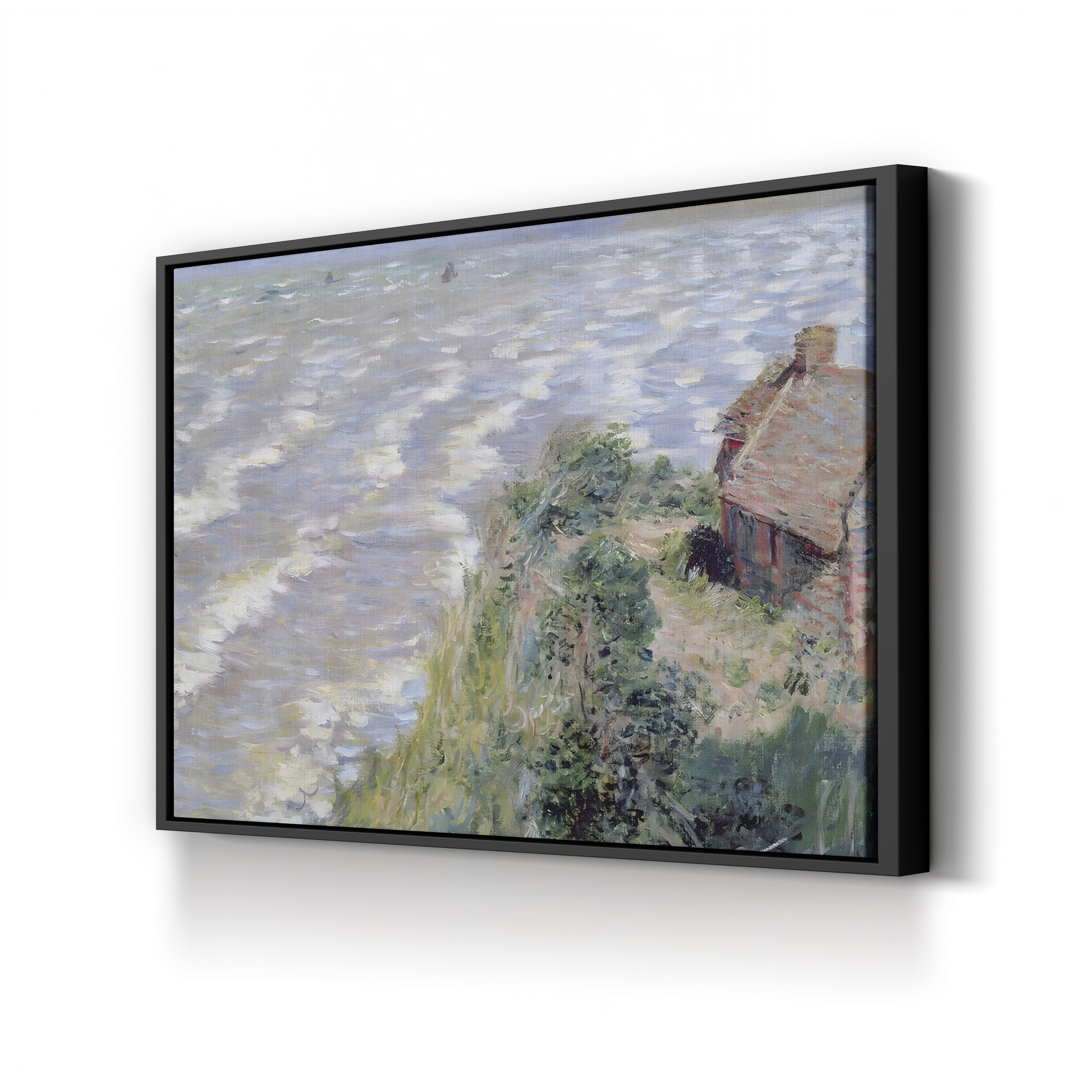 Rising Tide at Pourville (Marée montante à Pourville), 1882 by Claude Monet