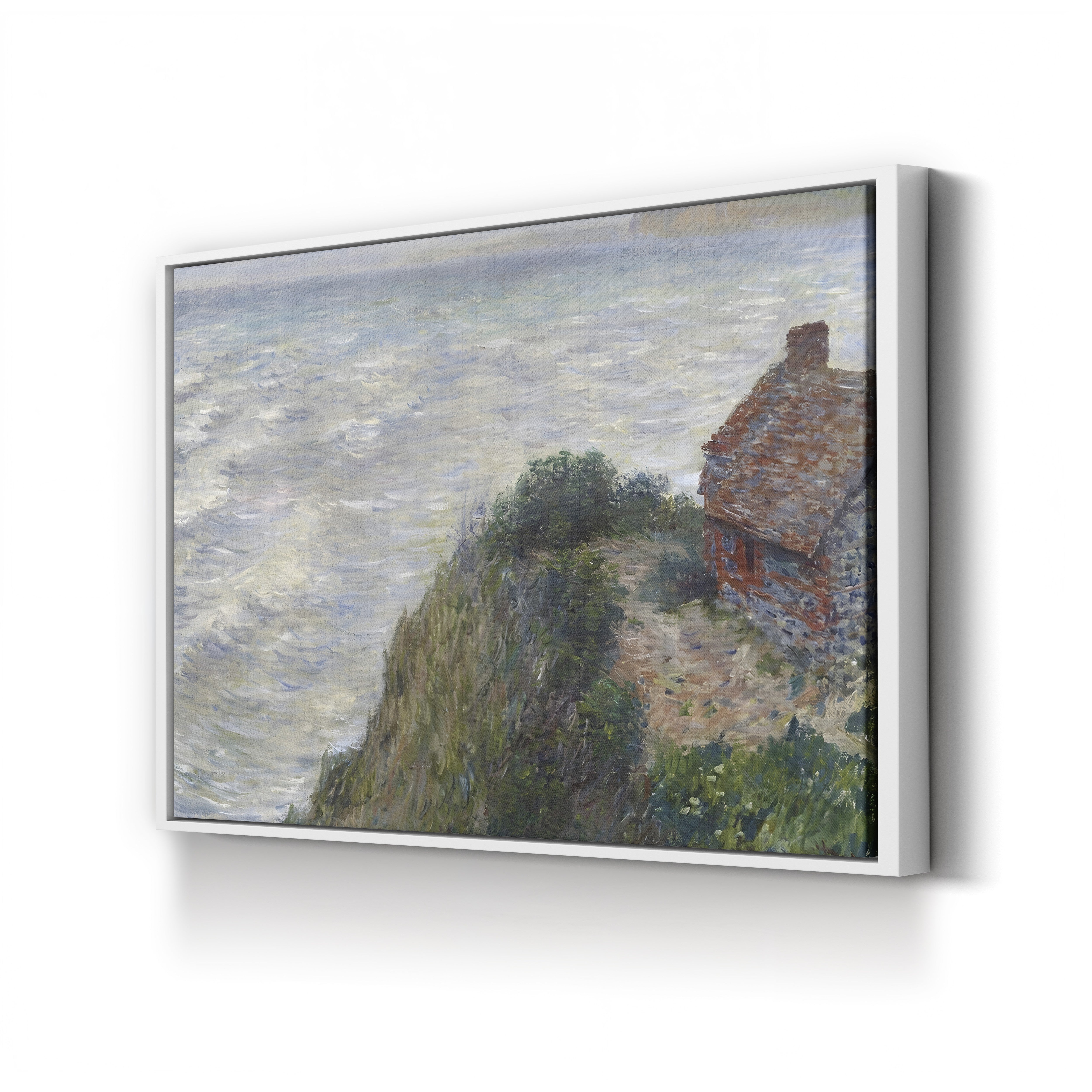 Fisherman's House at Petit-Ailly, 1882 – Claude Monet Wall Art | Impressionist Normandy Coastal Print