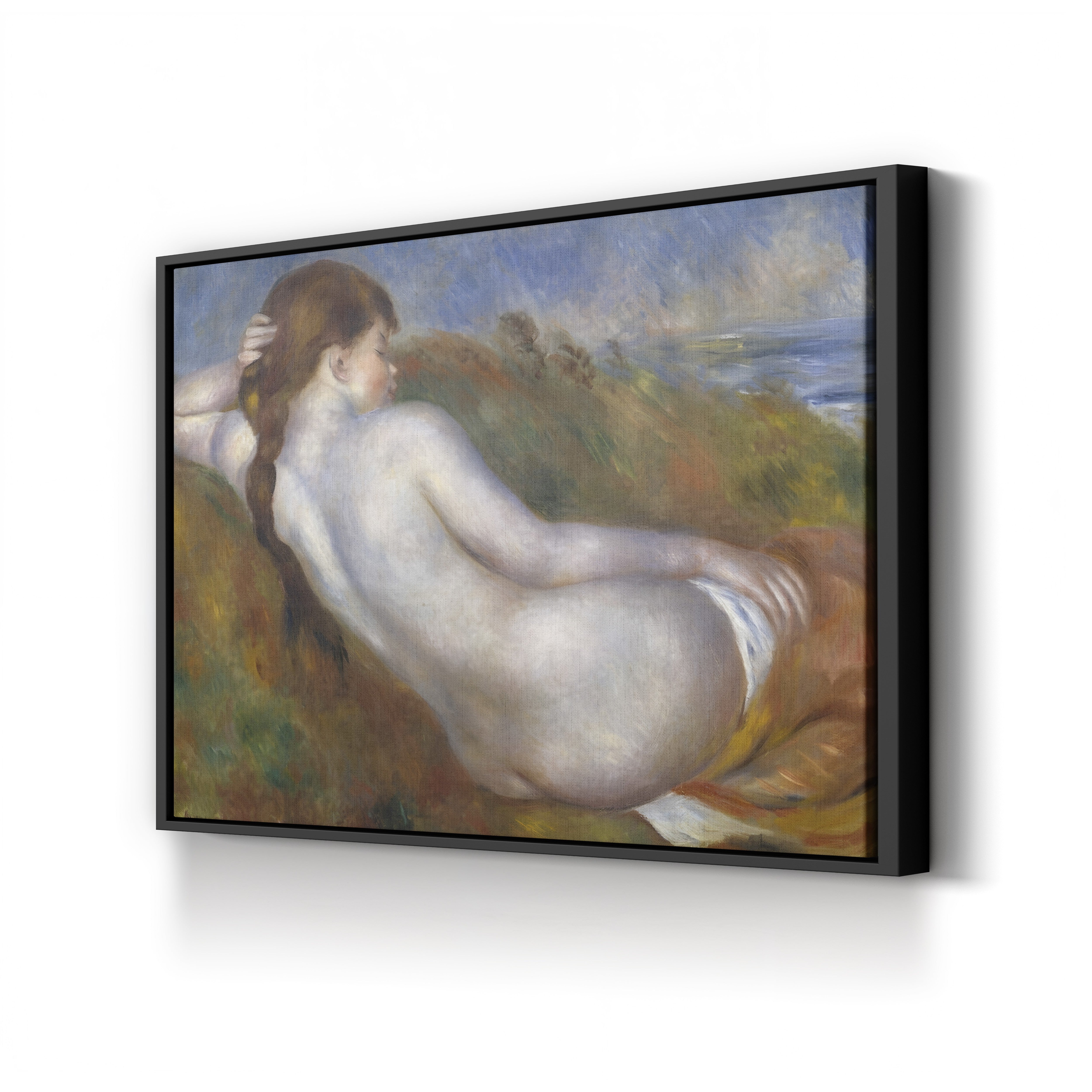 Reclining Nude – Renoir Wall Art | Impressionist Nude Canvas Print