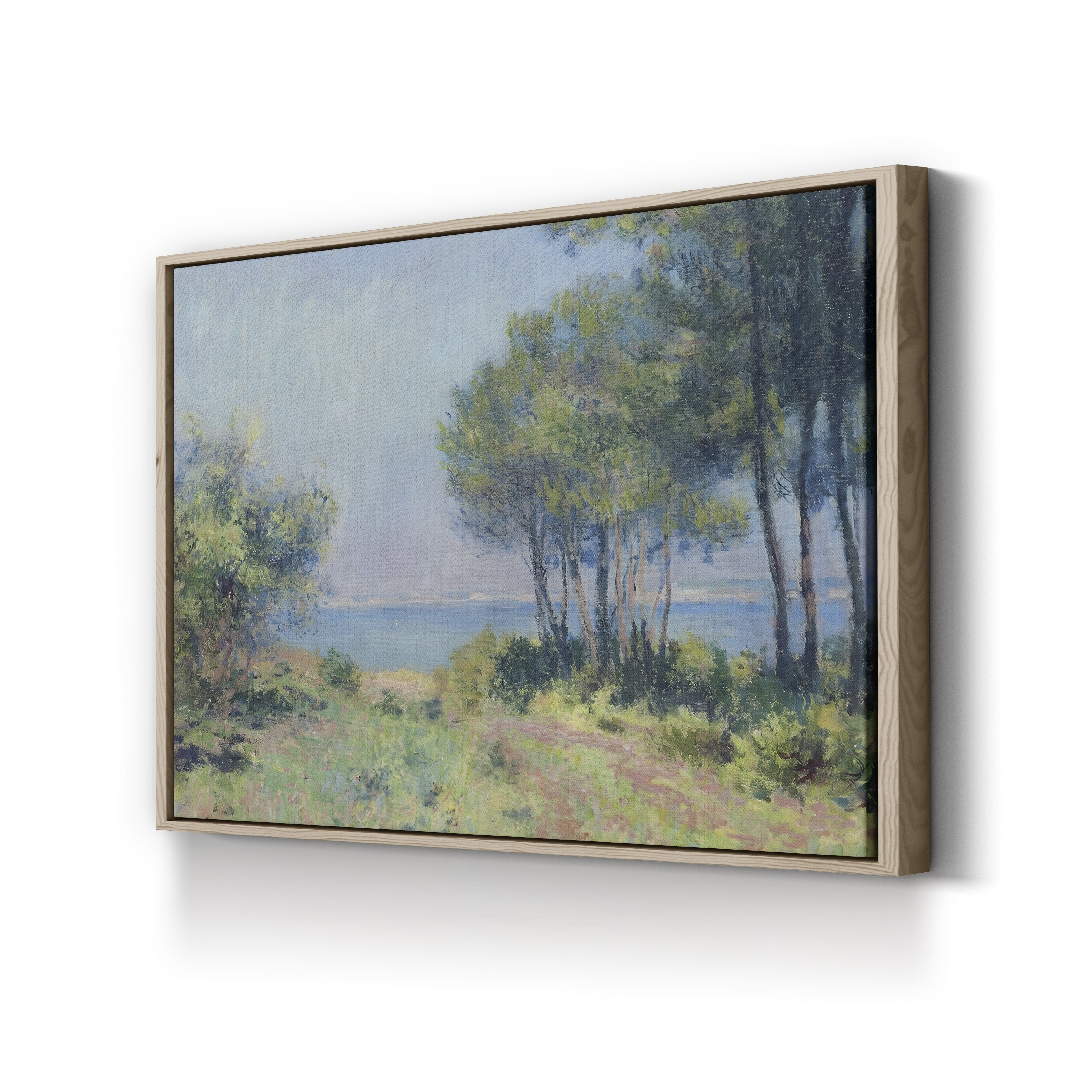 Fir Trees at Varengeville (Les Sapins à Varengeville), 1882 – Claude Monet Wall Art | Impressionist Norman Clifftop Canvas Print