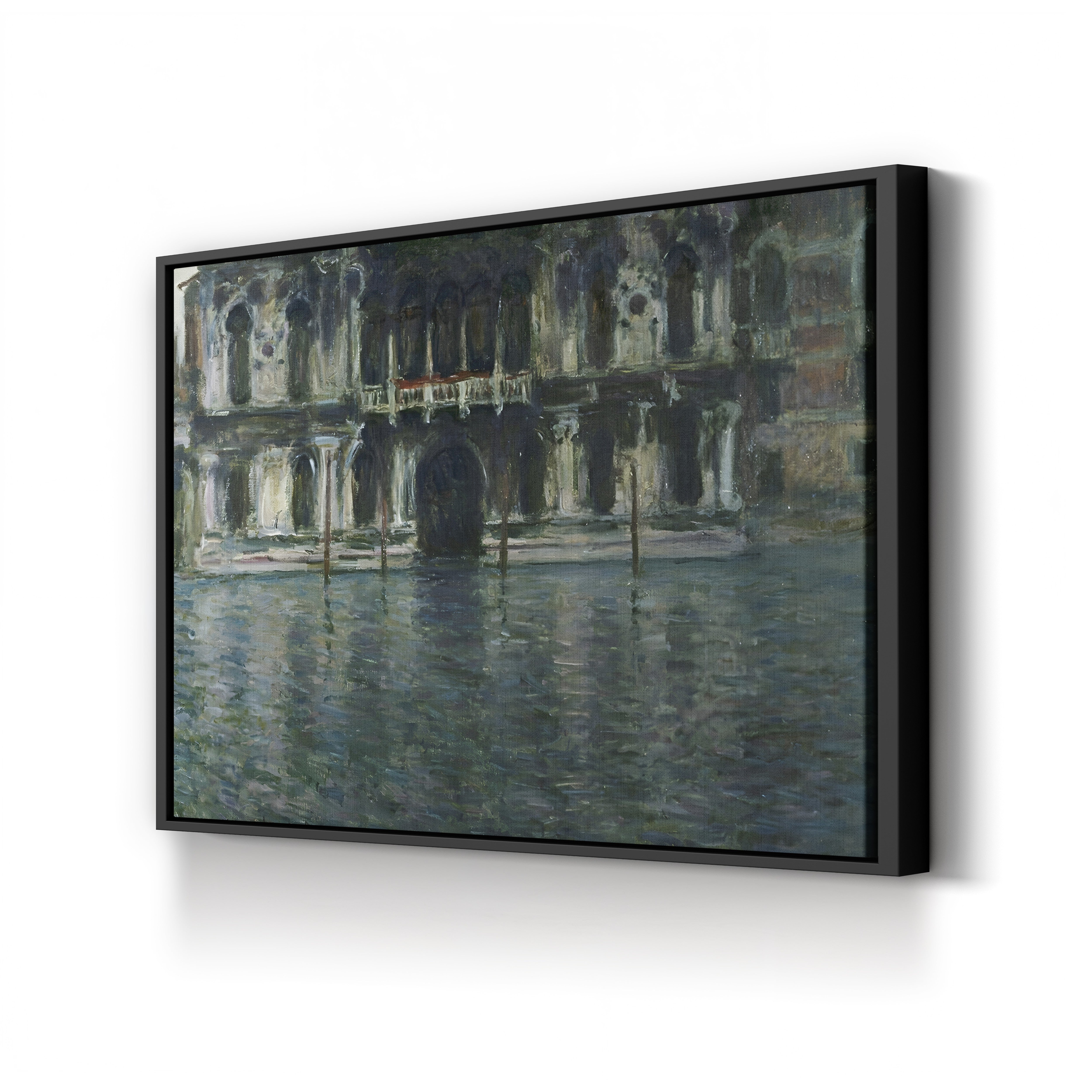 Palazzo Contarini, 1908 – Claude Monet Wall Art | Late Impressionist Venetian Palace Canvas Print