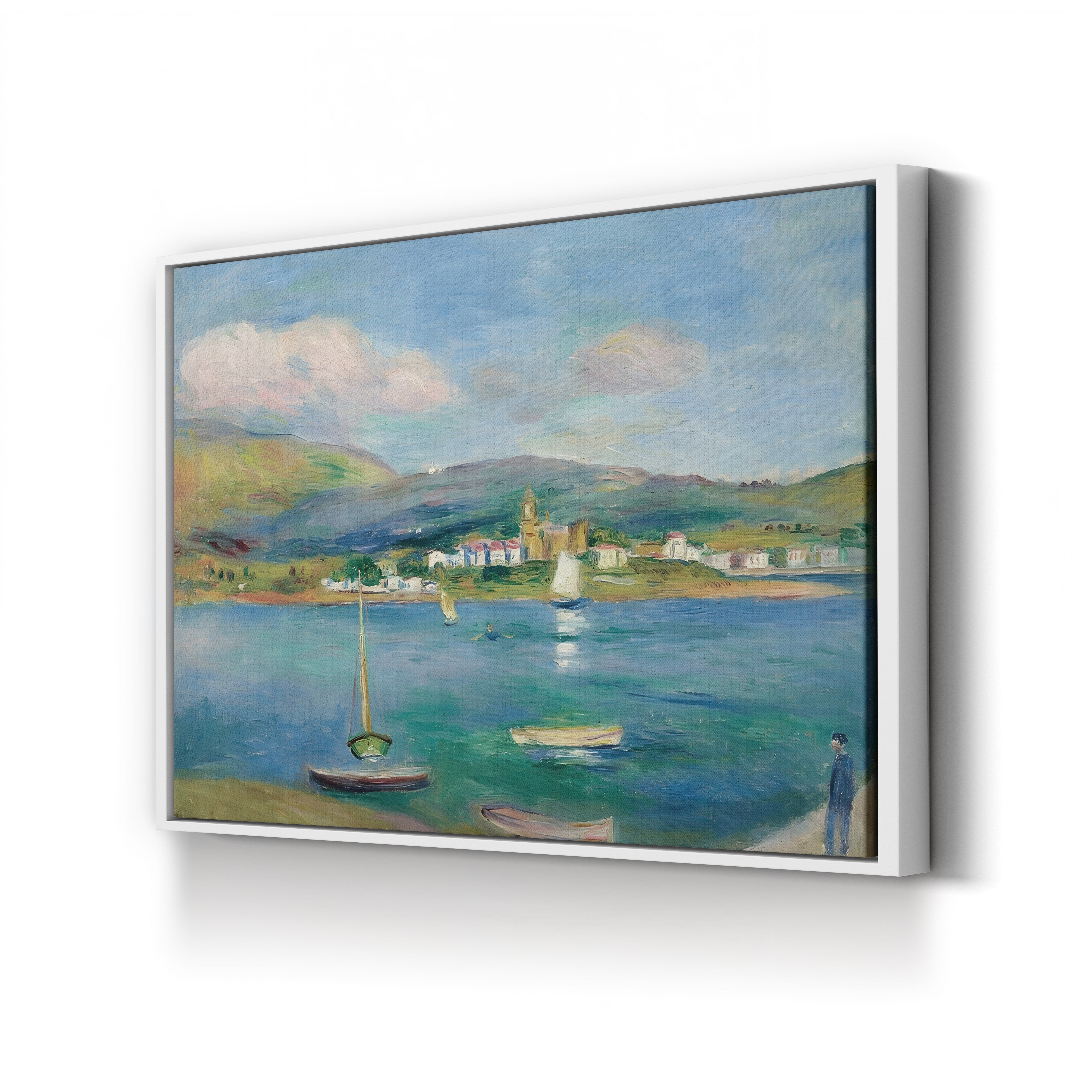 Port de Pêche, Hendaye, 1895 – Renoir Wall Art | Impressionist Canvas