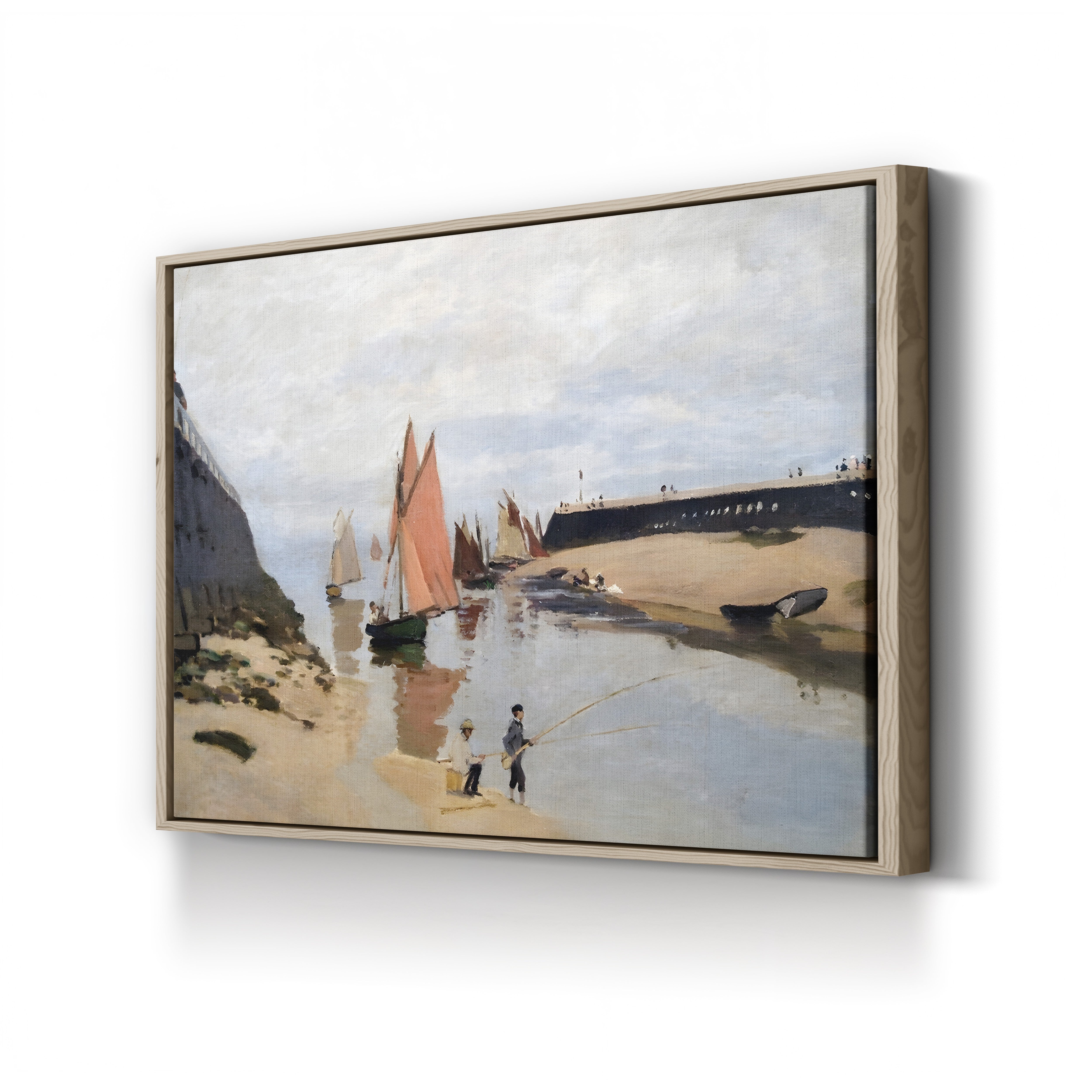 The Harbour at Trouville (Le Port de Trouville), 1870 by Claude Monet