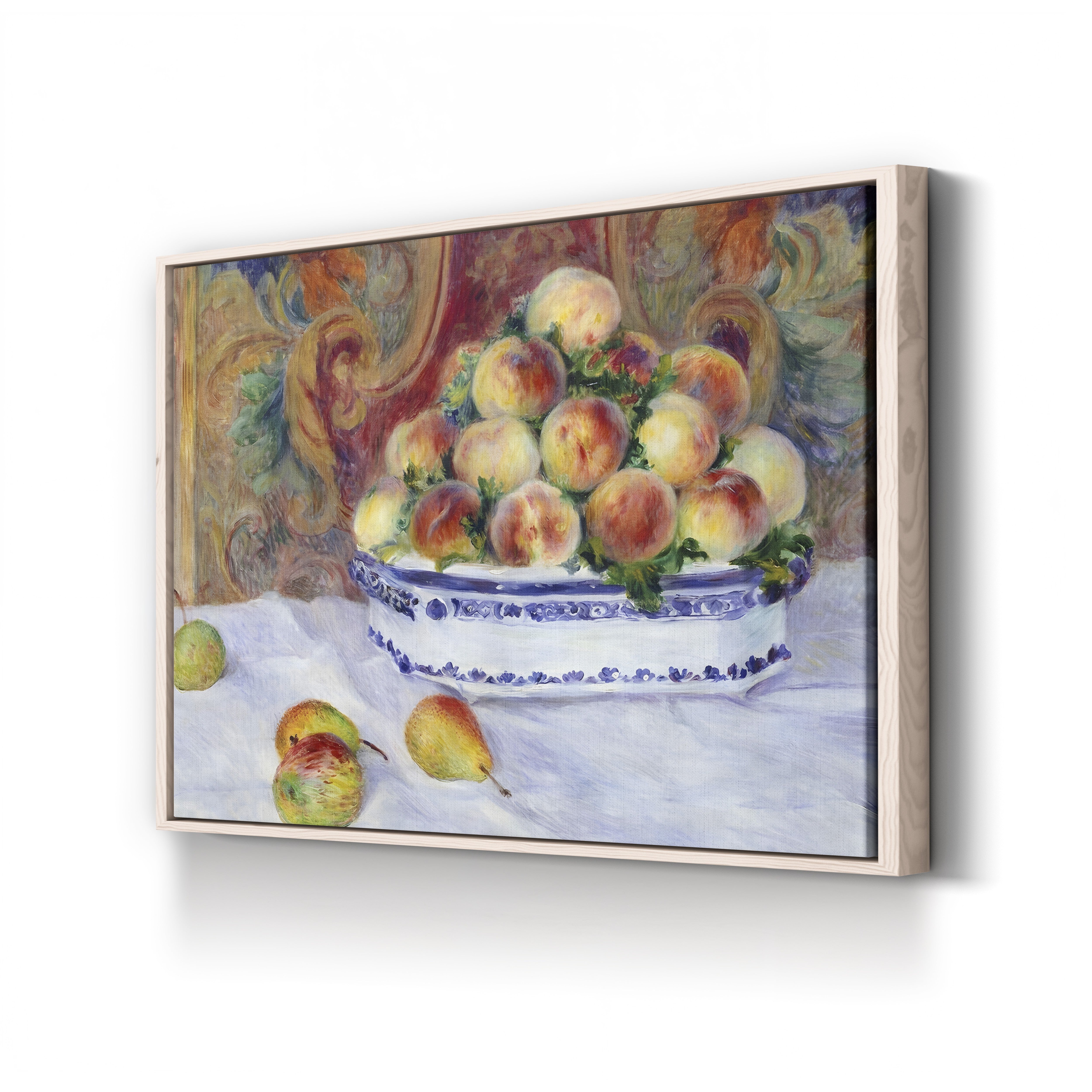 Still Life with Peaches – Renoir Wall Art | Impressionist Still Life Canvas