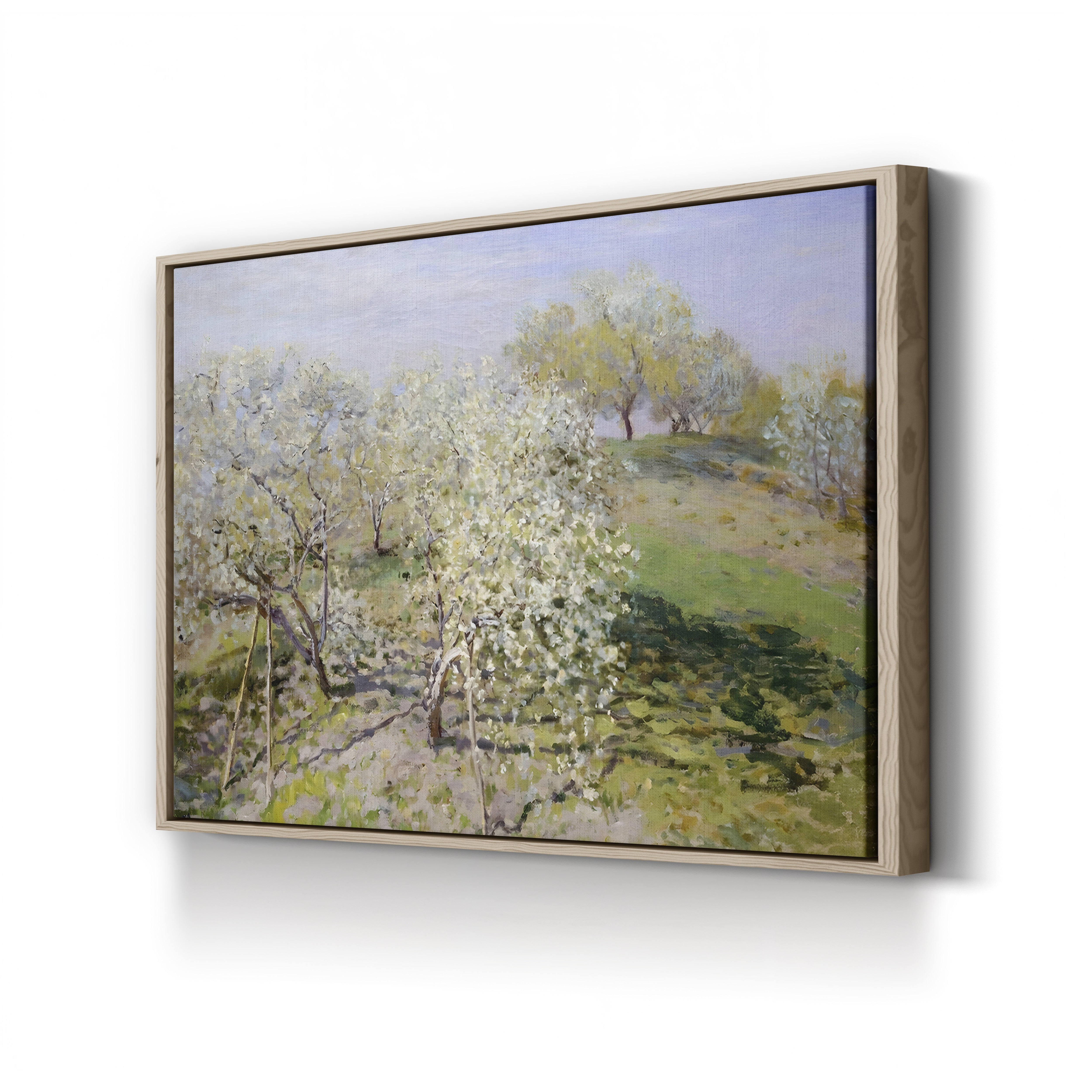 Spring, Fruit Trees in Bloom (Arbres Fruitiers en Fleurs), 1873 by Claude Monet