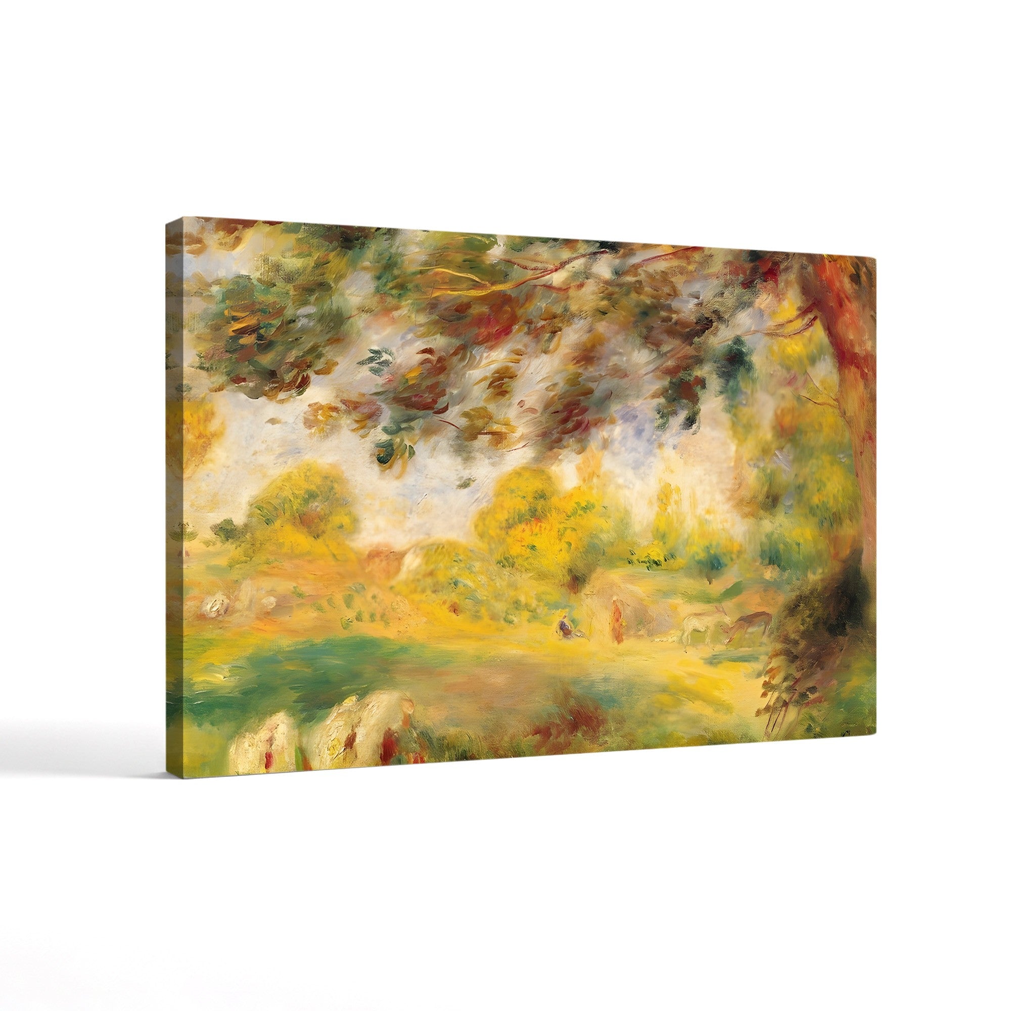 Spring Landscape – Renoir Wall Art | Impressionist Landscape Canvas Print
