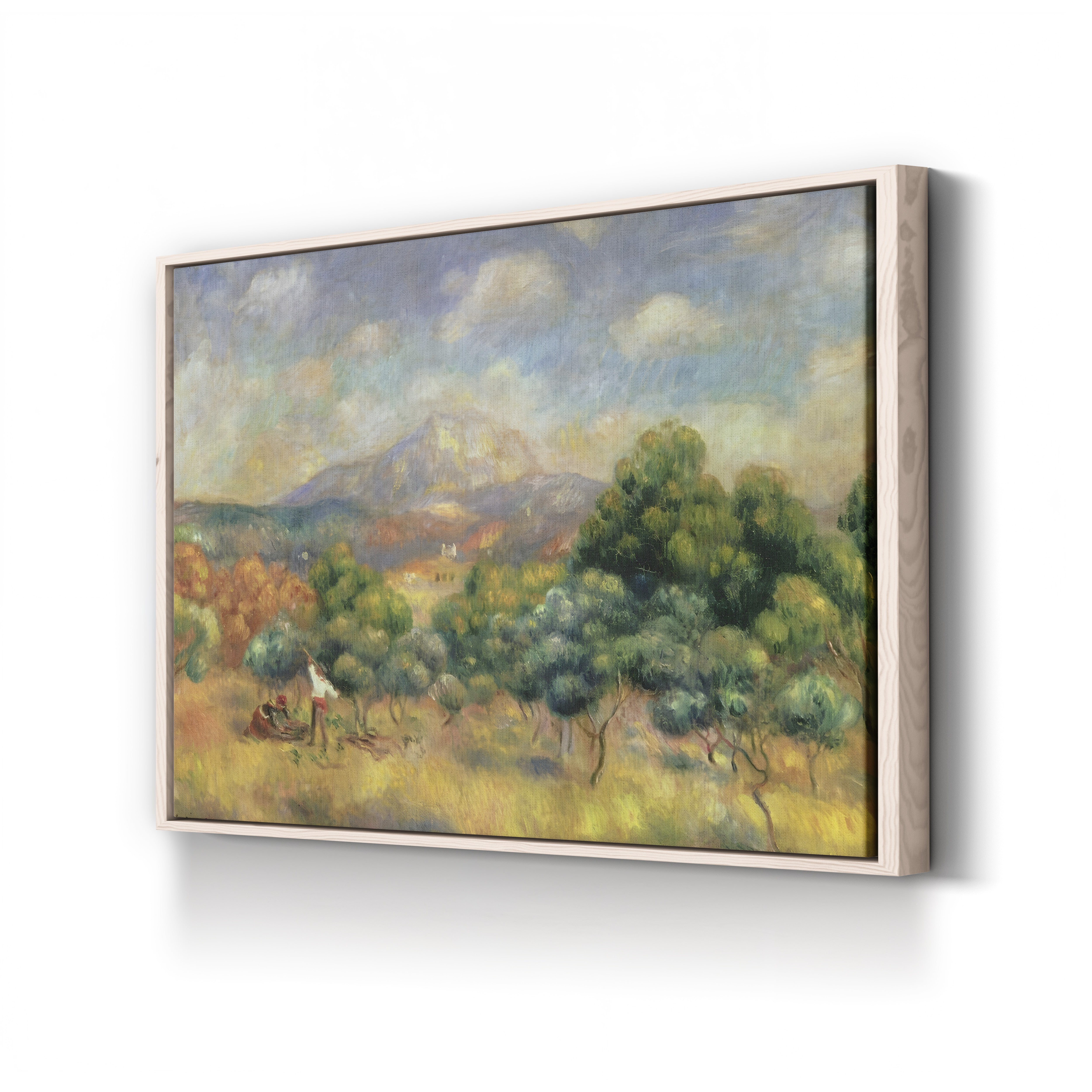 Mont Sainte-Victoire, 1889 – Renoir Wall Art | Provence Canvas