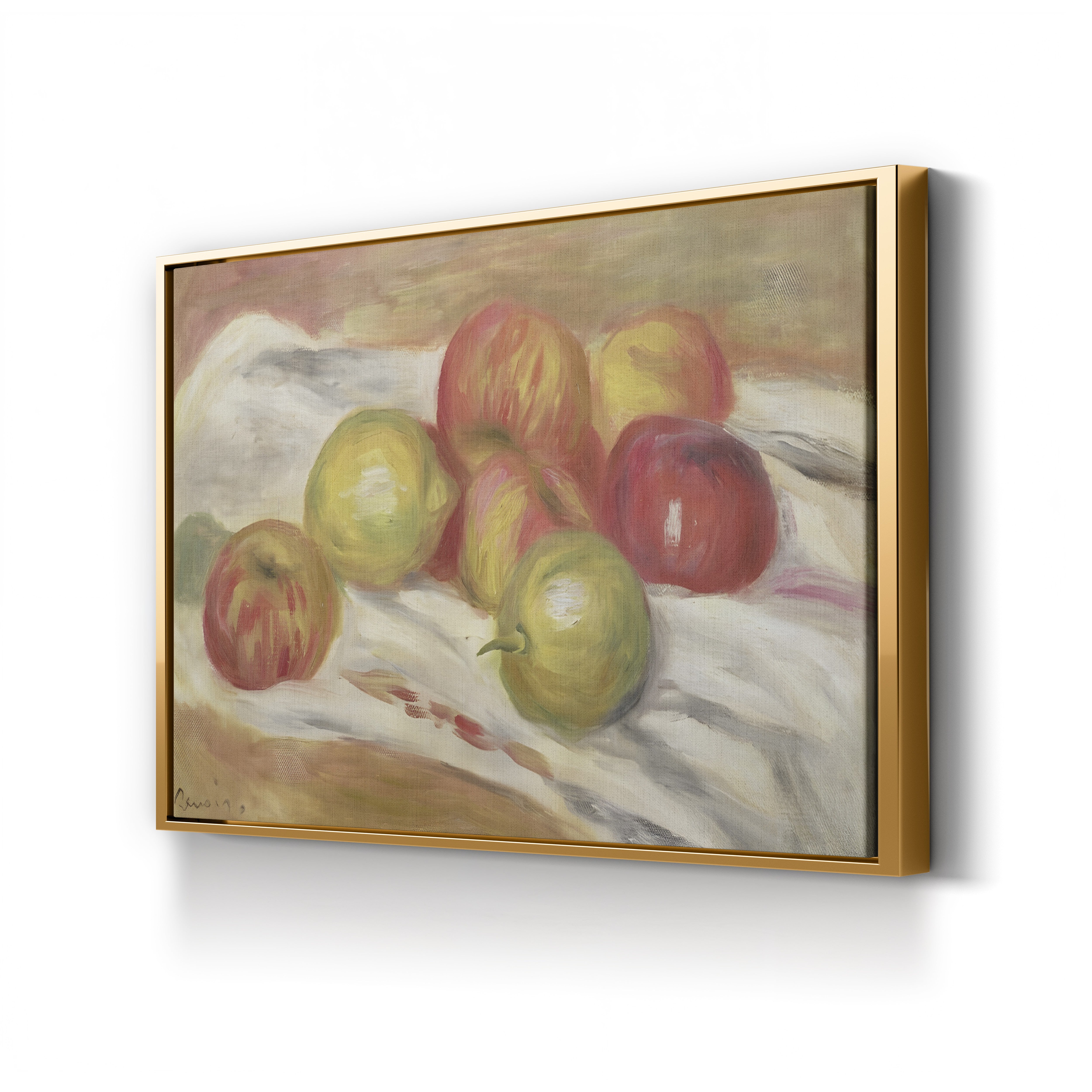Seven Apples, 1910 – Renoir Wall Art | Impressionist Still Life Canvas Print