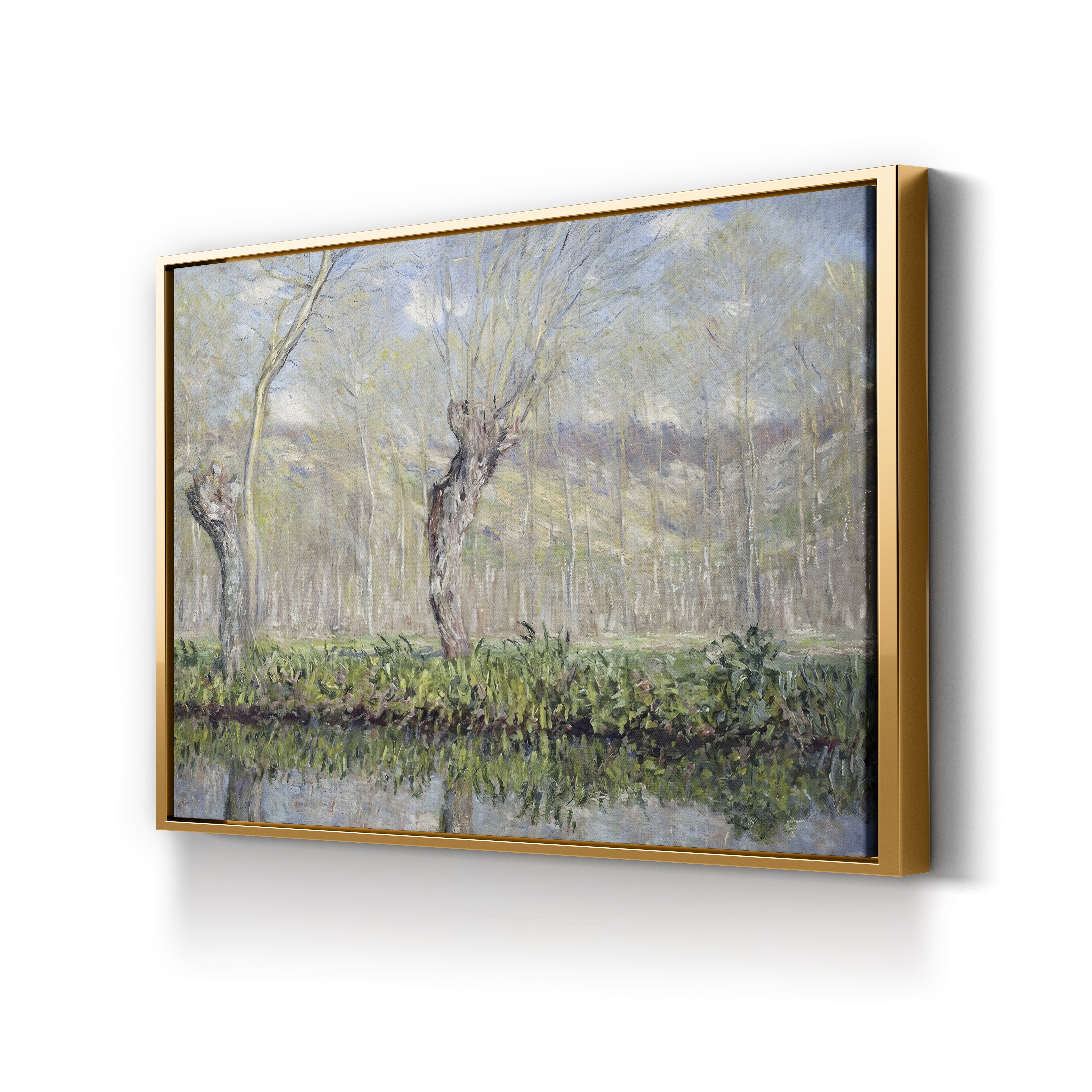 Spring, the Border of the Epte (Printemps, Bord de l’Epte), 1885 by Claude Monet
