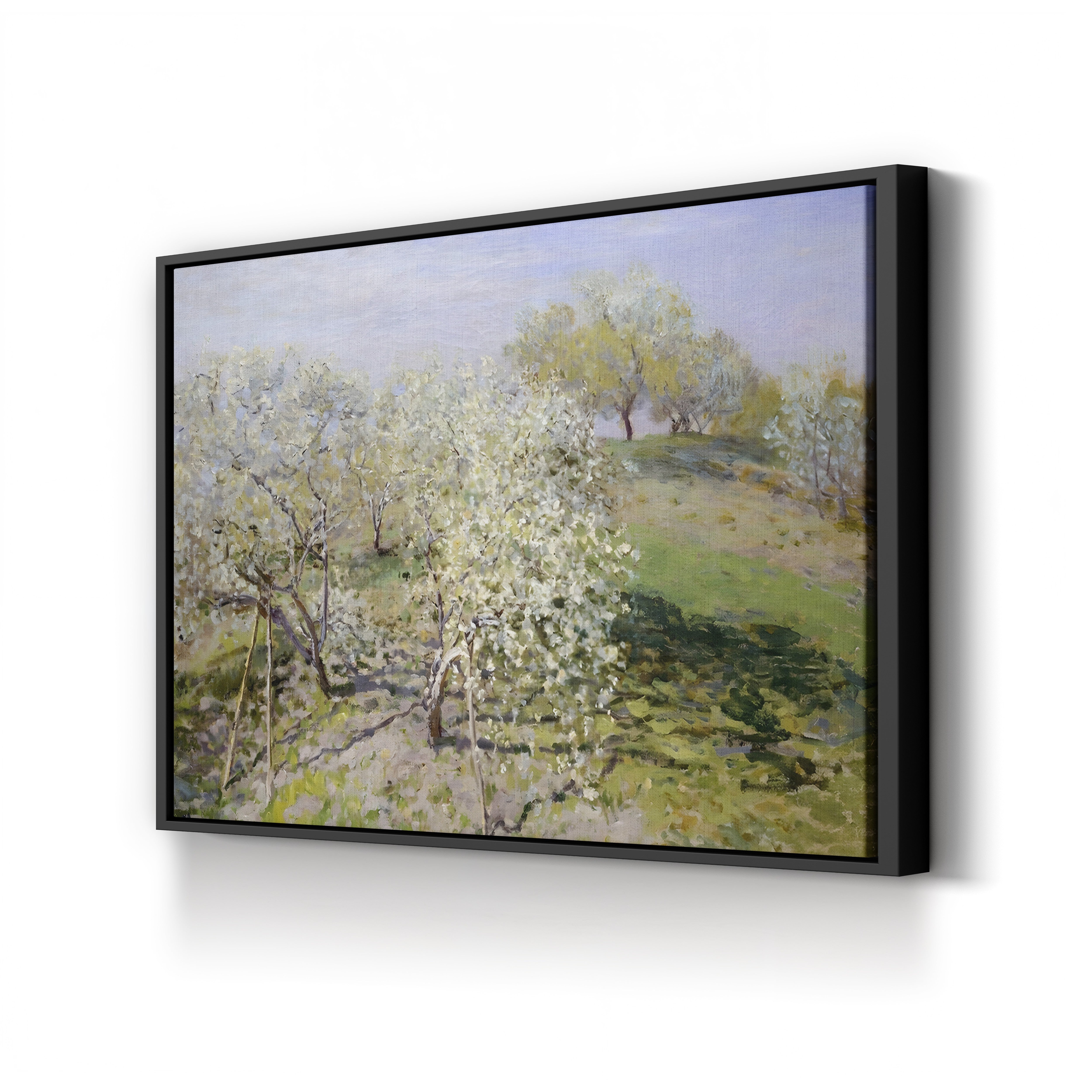 Spring, Fruit Trees in Bloom (Arbres Fruitiers en Fleurs), 1873 by Claude Monet