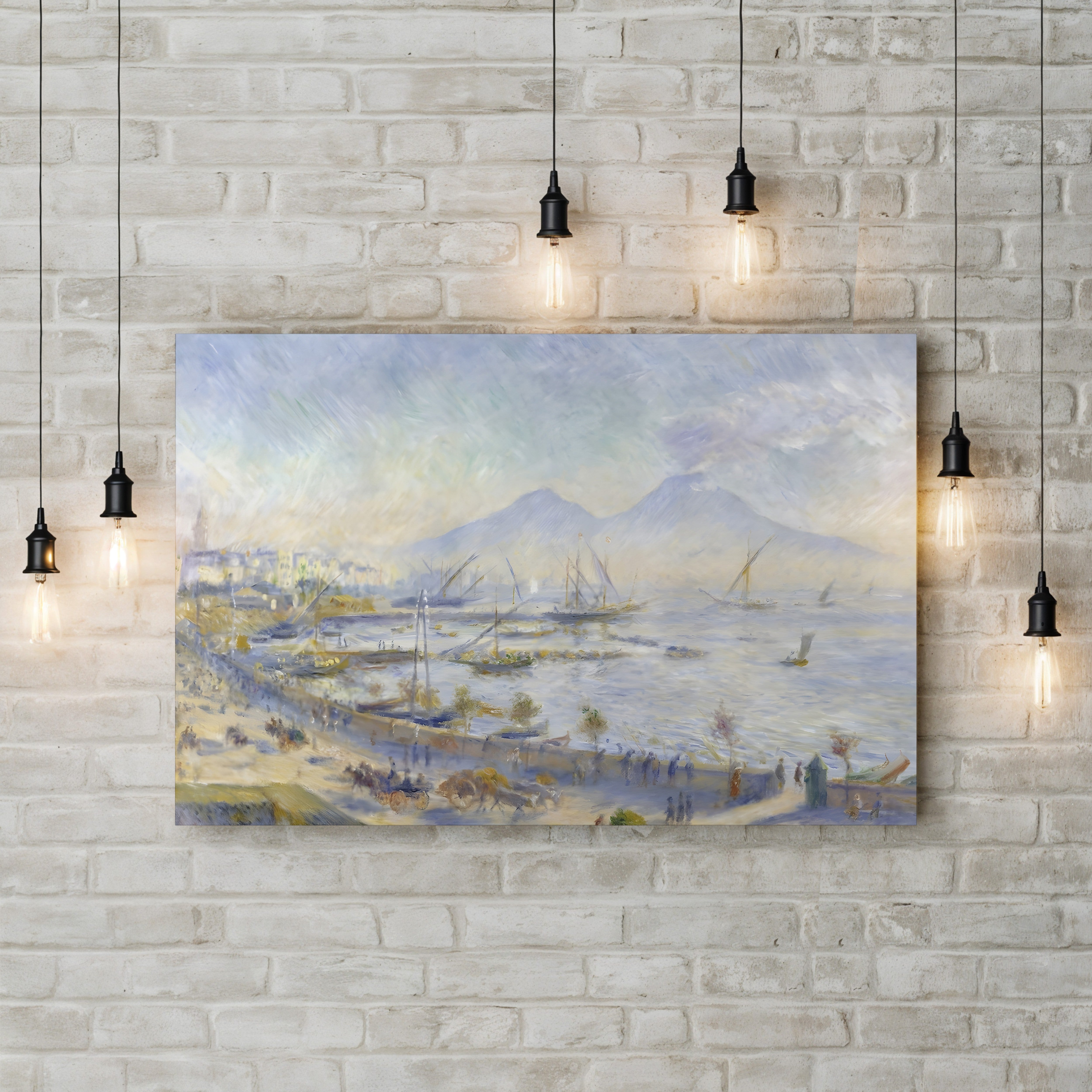 The Bay of Naples, 1881 – Pierre-Auguste Renoir Wall Art | Impressionist Italian Canvas Print