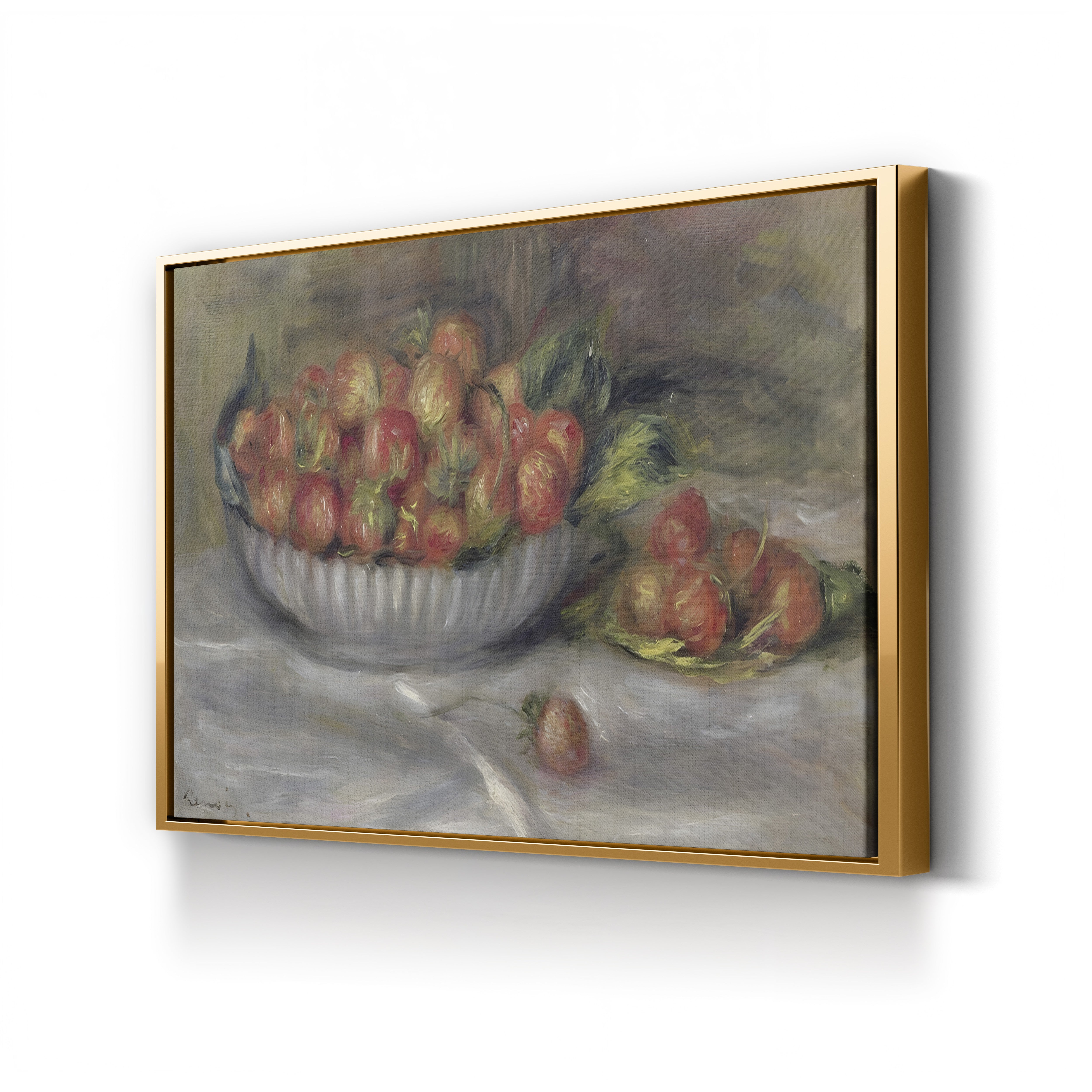 Still Life with Strawberries, 1914 – Renoir Wall Art | Impressionist Canvas