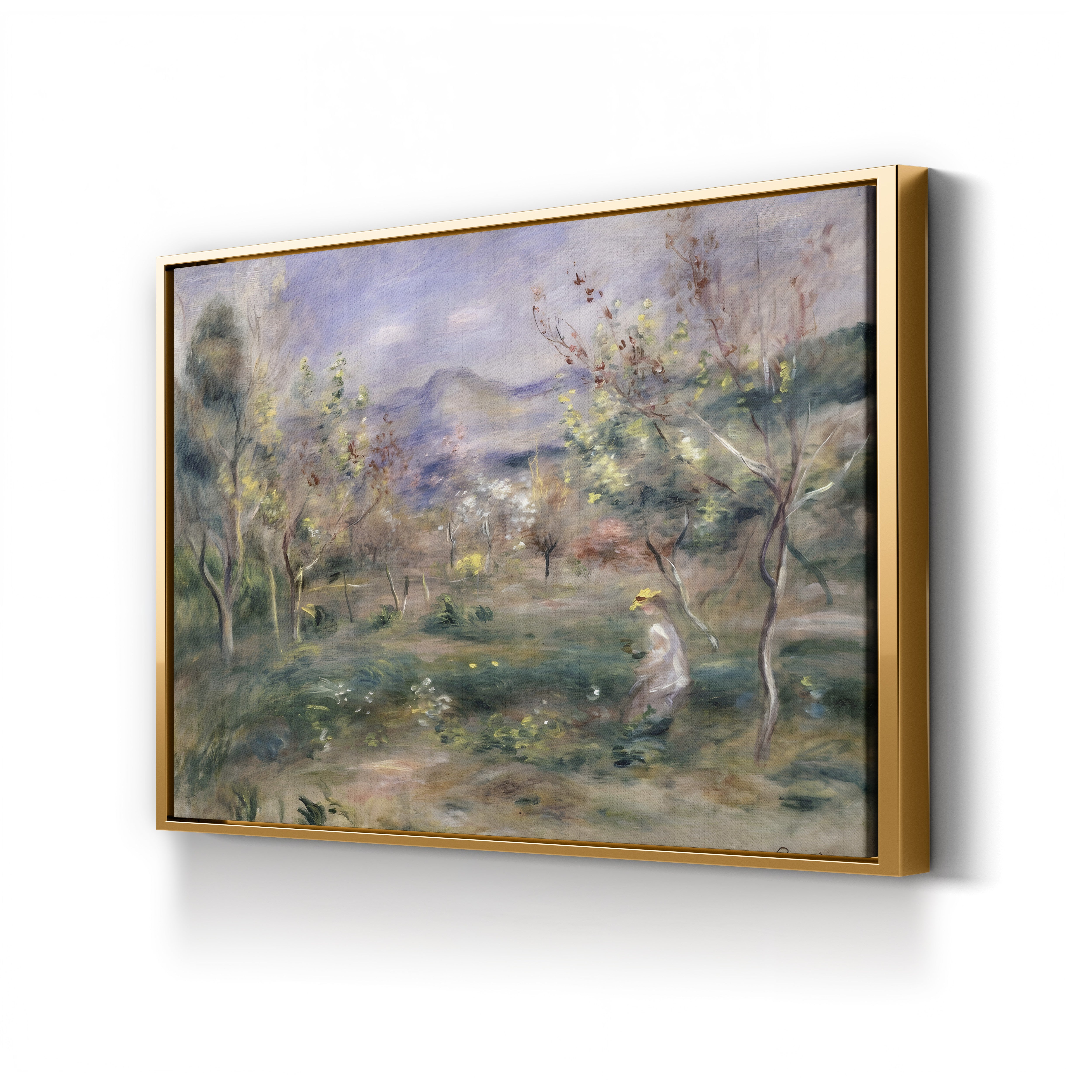 Orchard in Spring – Renoir Wall Art | Impressionist Landscape Canvas