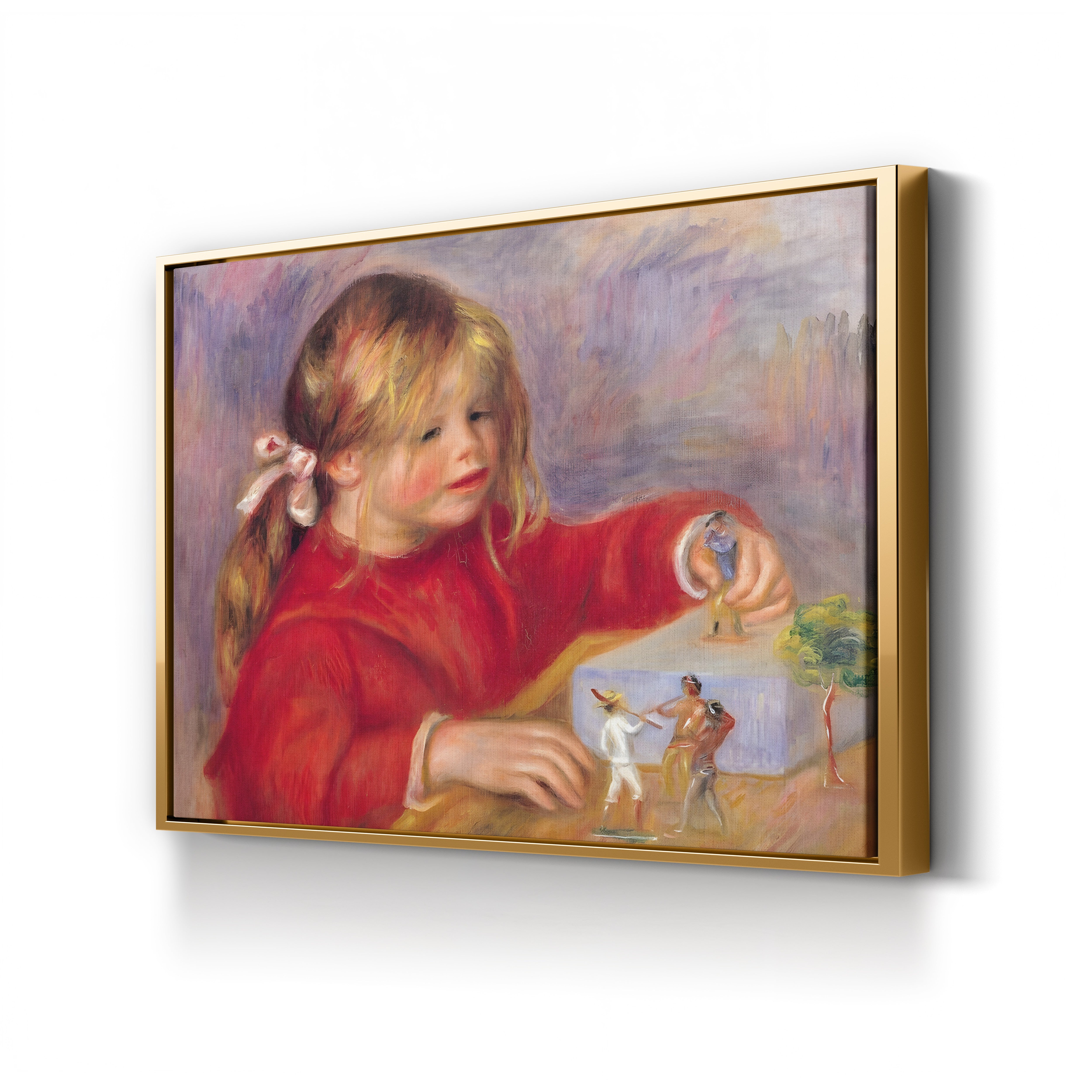 Claude Renoir at Play, 1905 – Pierre-Auguste Renoir Wall Art | Impressionist Childhood Canvas Print
