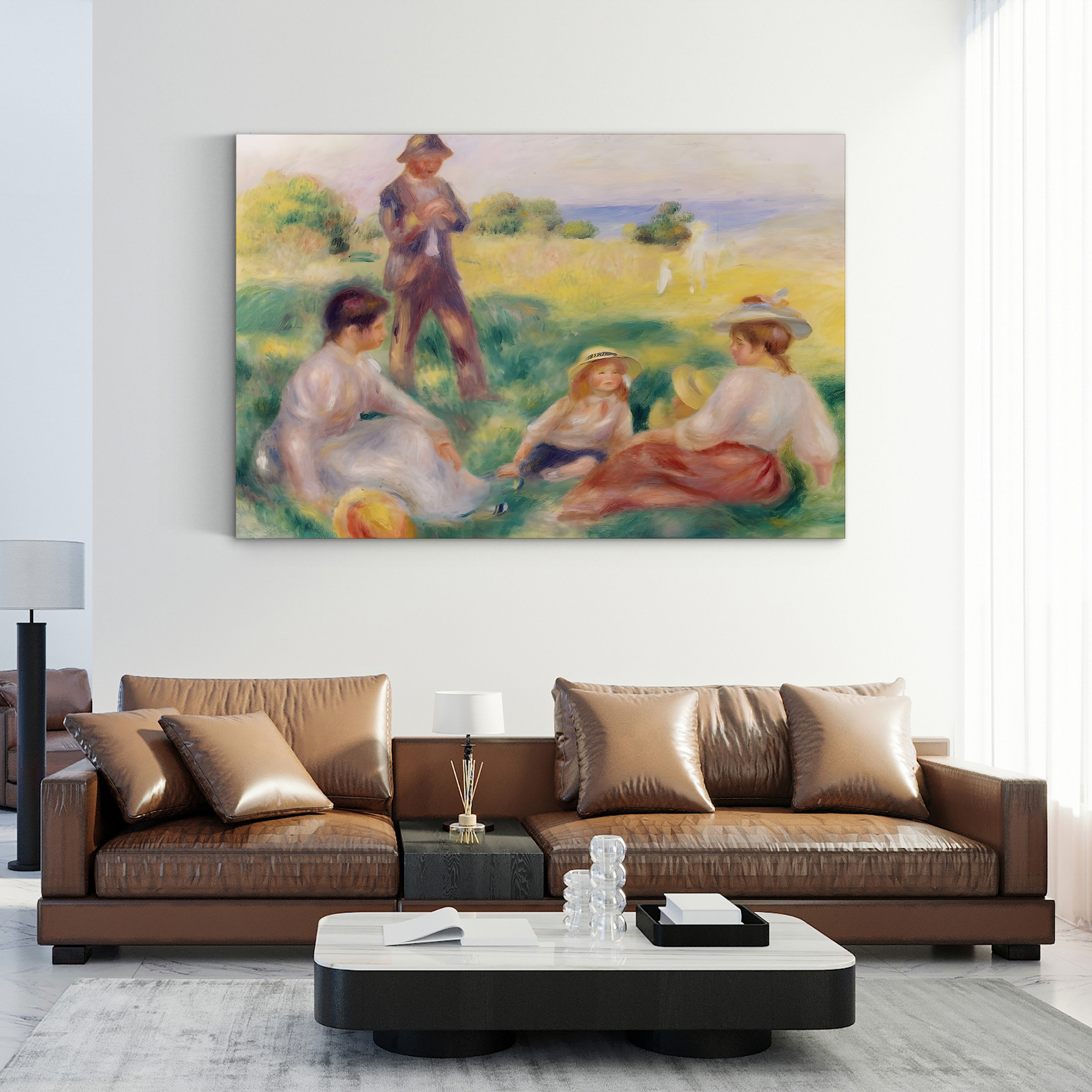 Party in the Country at Berneval, 1898 – Renoir Wall Art | Impressionist