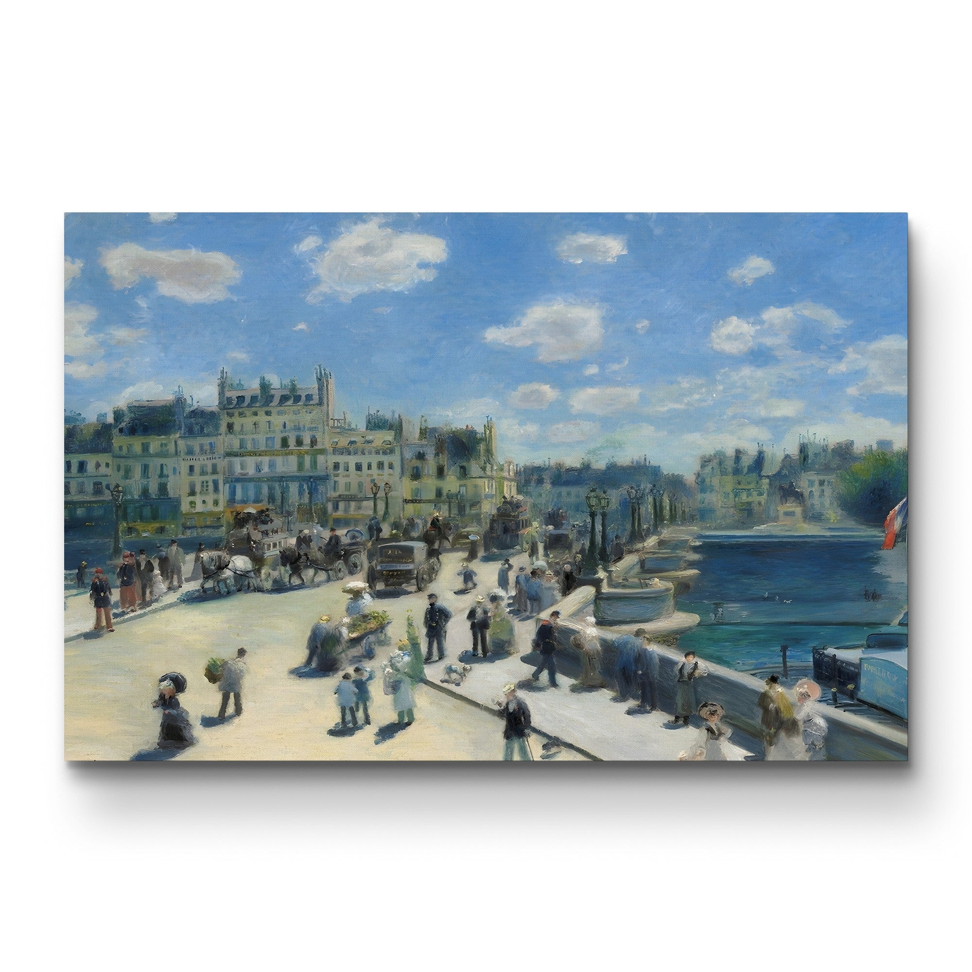 Pont Neuf, Paris, 1872 – Renoir Wall Art | Impressionist Cityscape Canvas