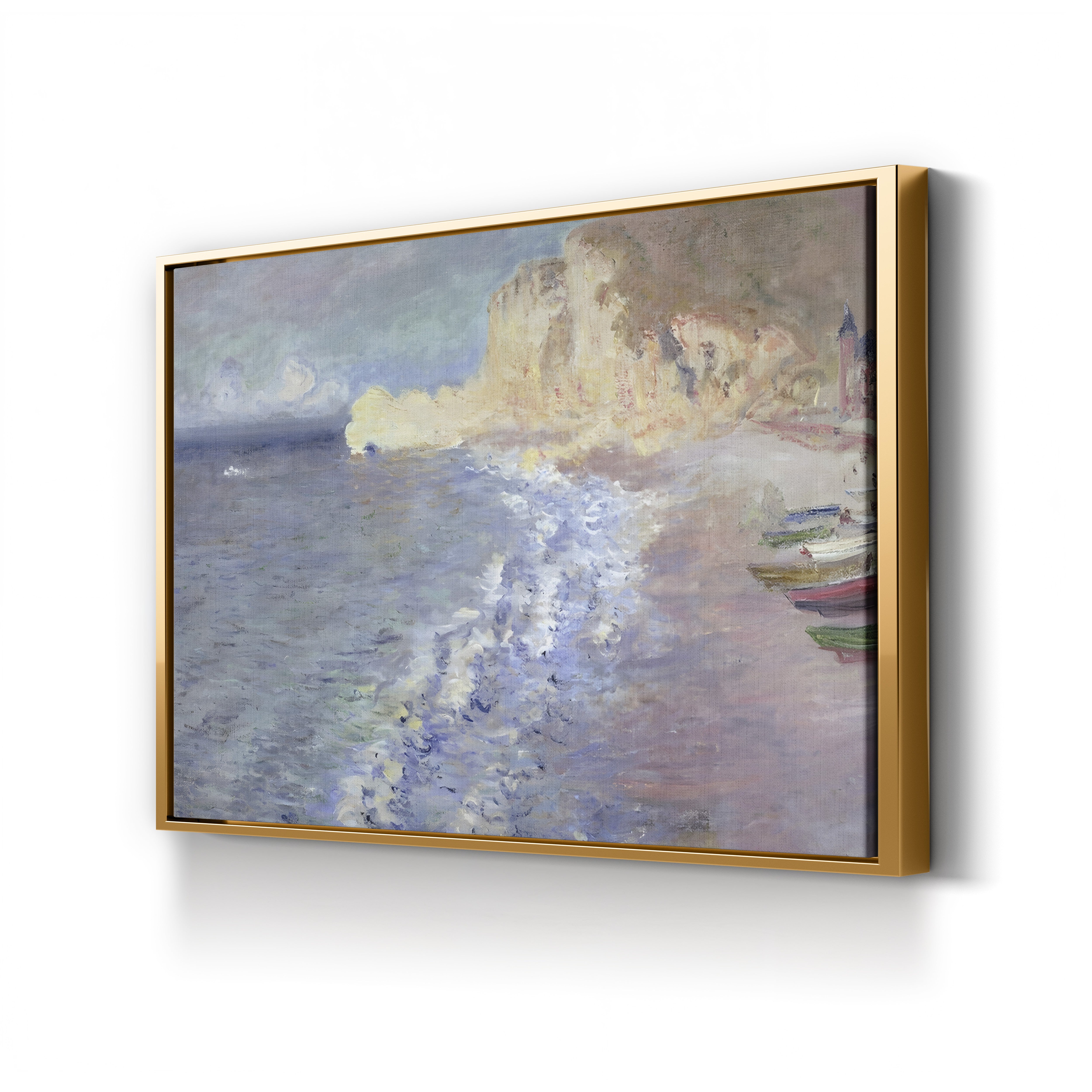 Morning at Étretat, 1883 by Claude Monet