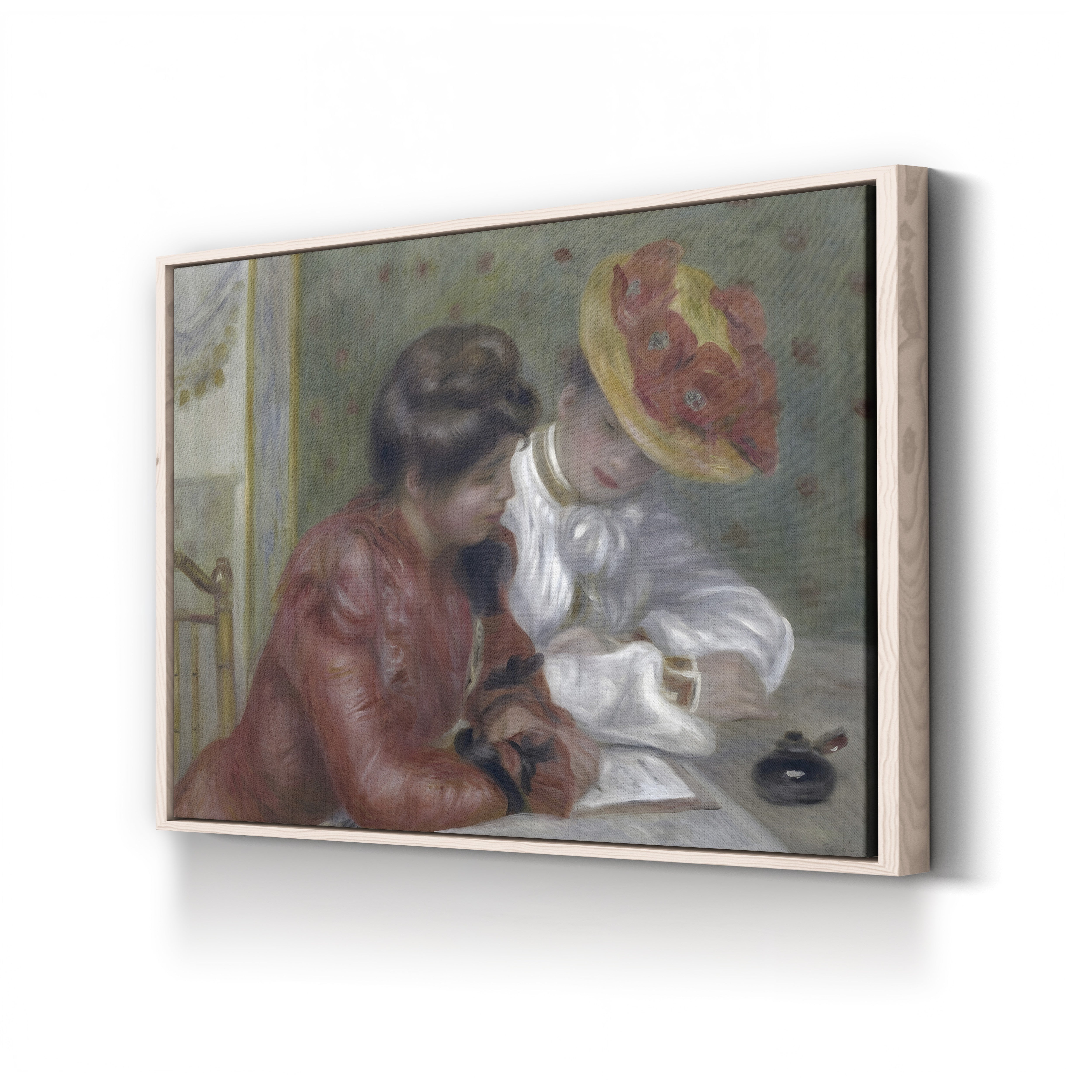 The Letter, c.1895–1900 – Pierre-Auguste Renoir Wall Art | Impressionist Interior Canvas Print
