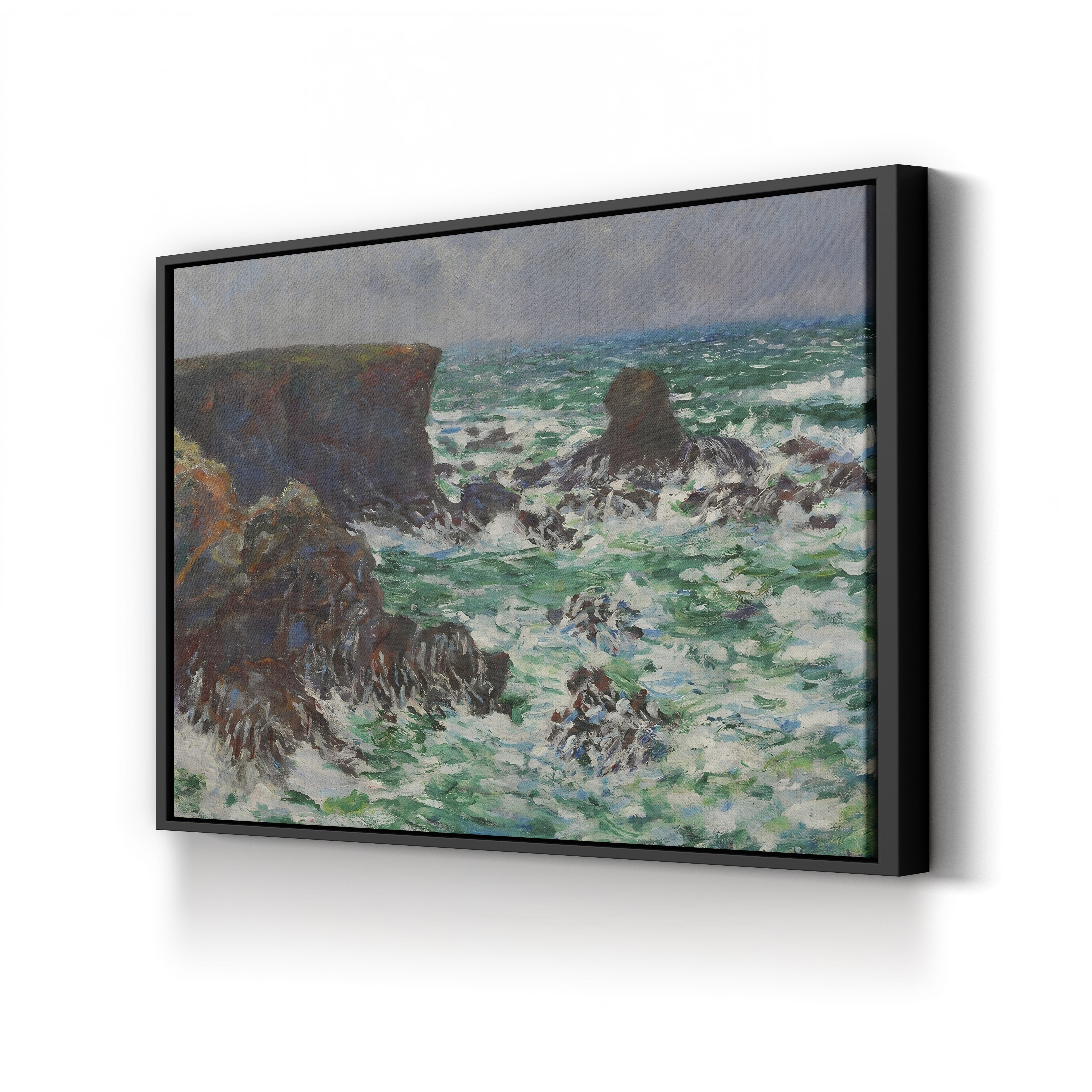 Rocks at Port-Coton, the Lion (Rochers à Port-Coton, le Lion), 1886 by Claude Monet