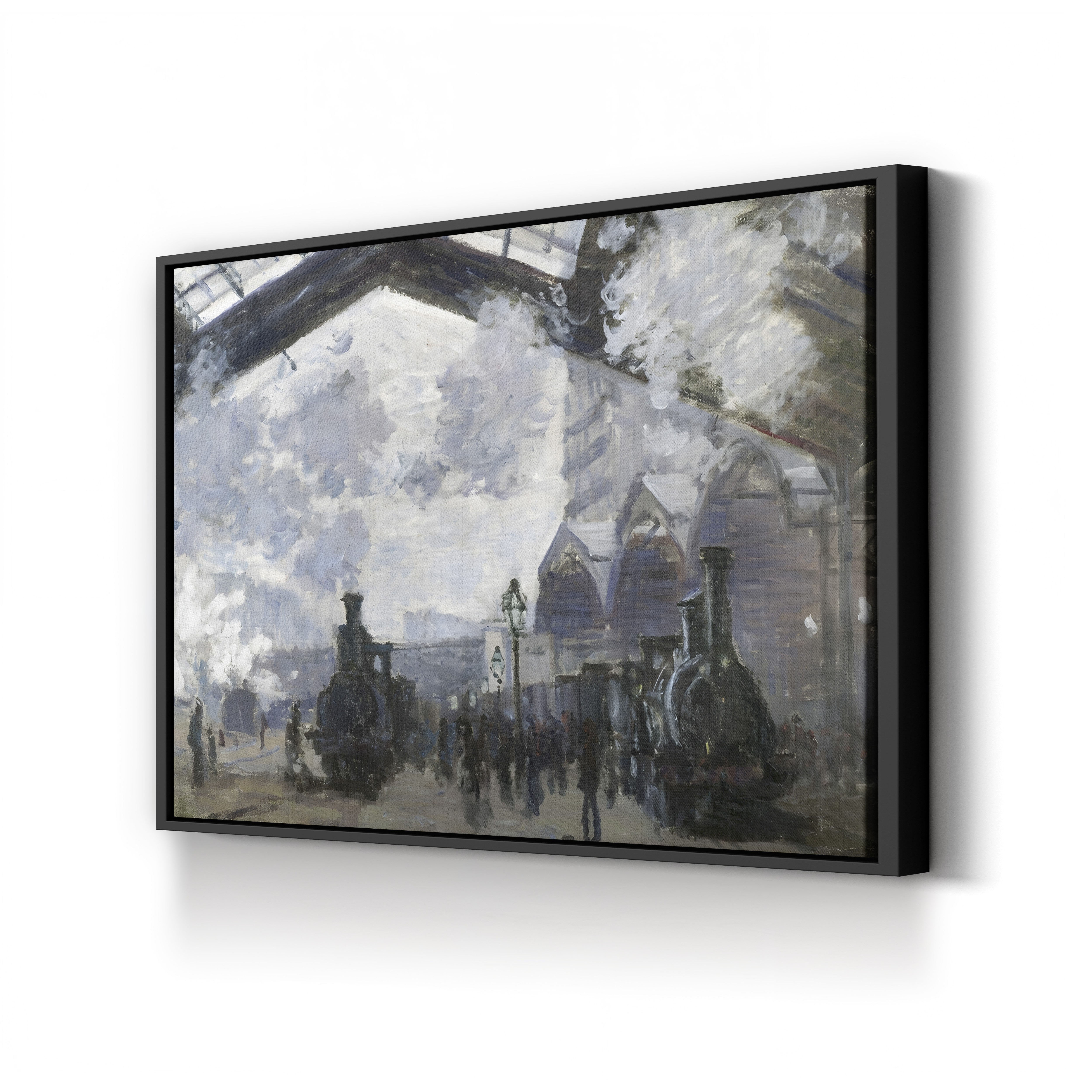 The Gare Saint-Lazare (La Gare Saint-Lazare), 1877 by Claude Monet