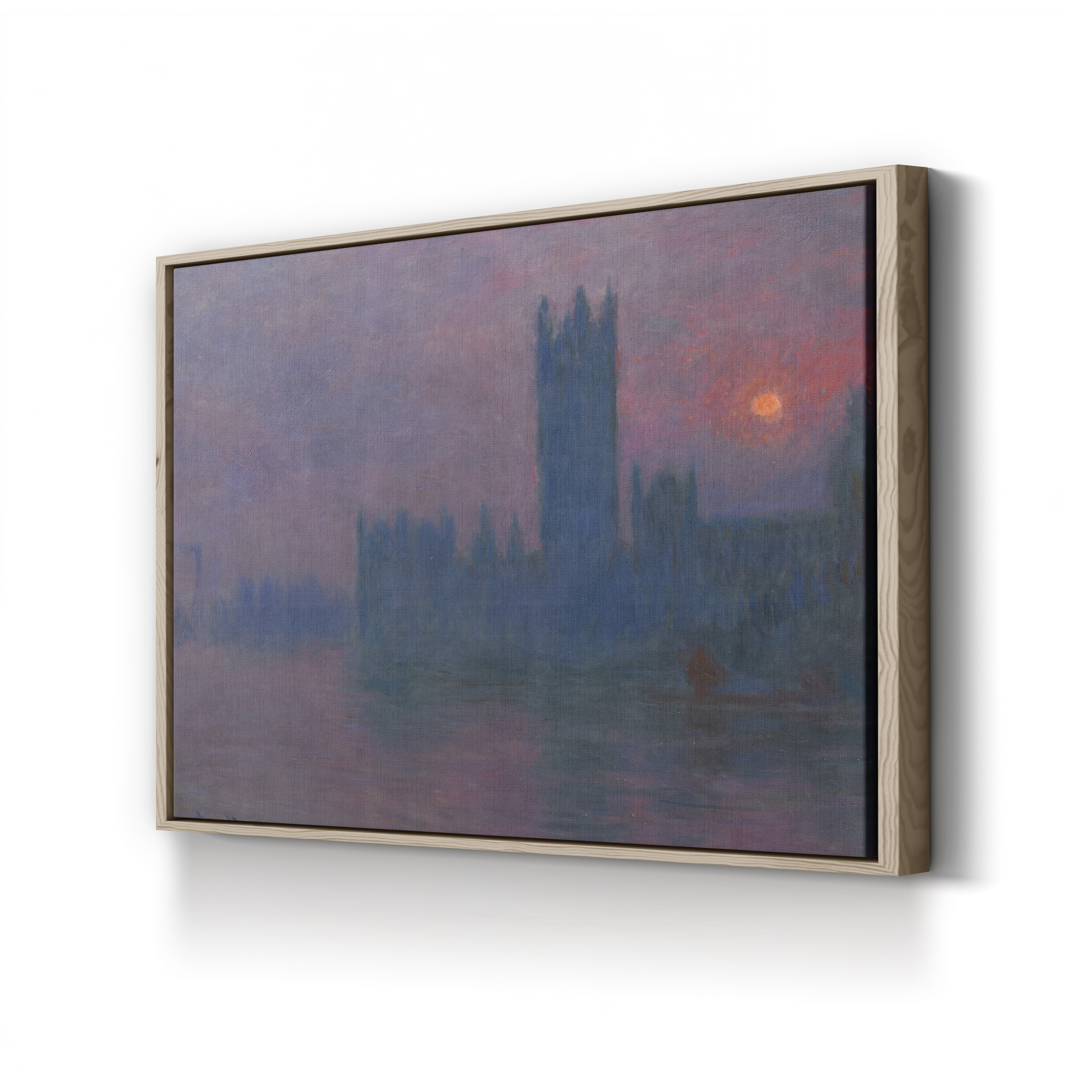 Houses of Parliament, Setting Sun (Le Parlement, soleil couchant), 1900-03 by Claude Monet