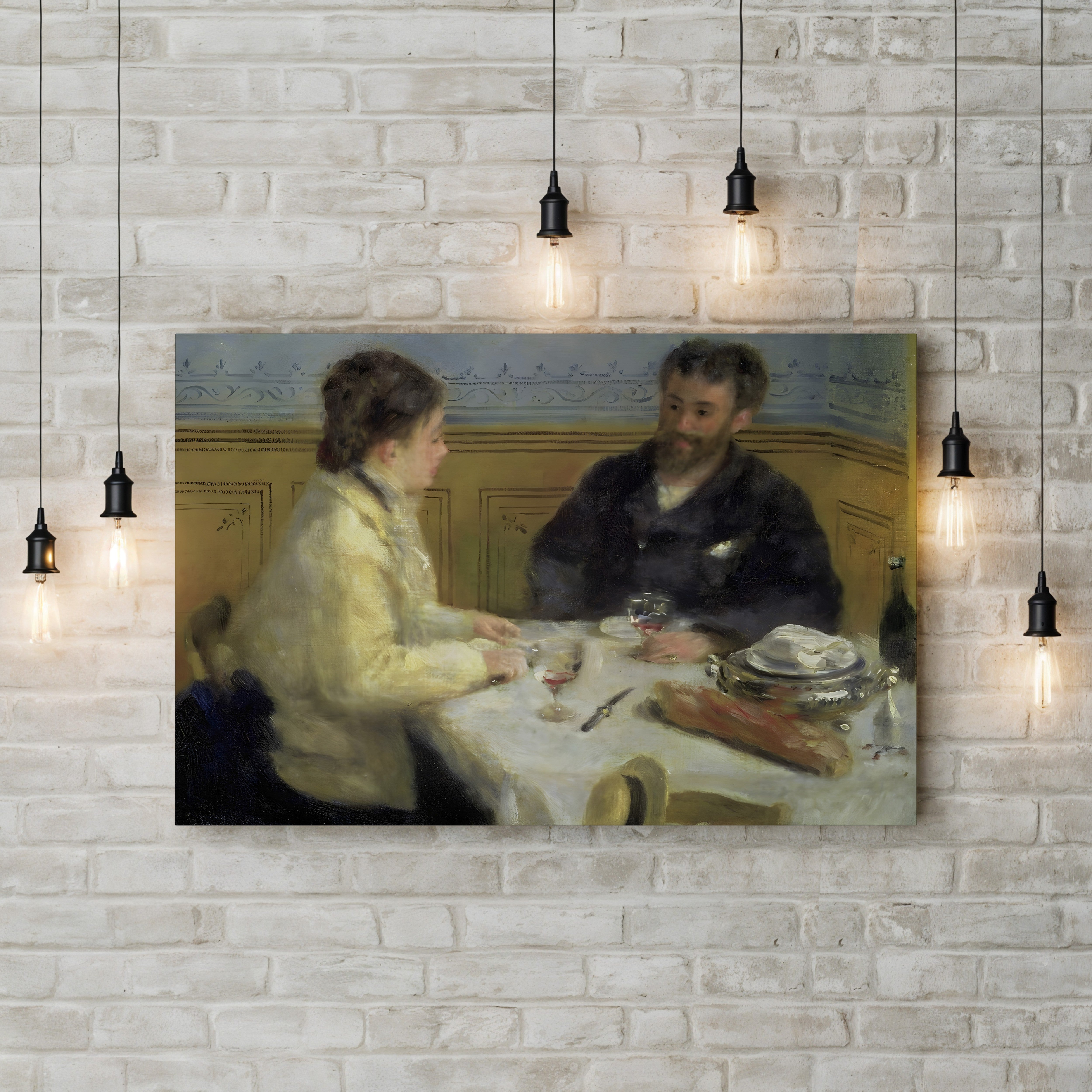 The Luncheon, 1879 – Pierre-Auguste Renoir Wall Art | Impressionist Figural Canvas Print