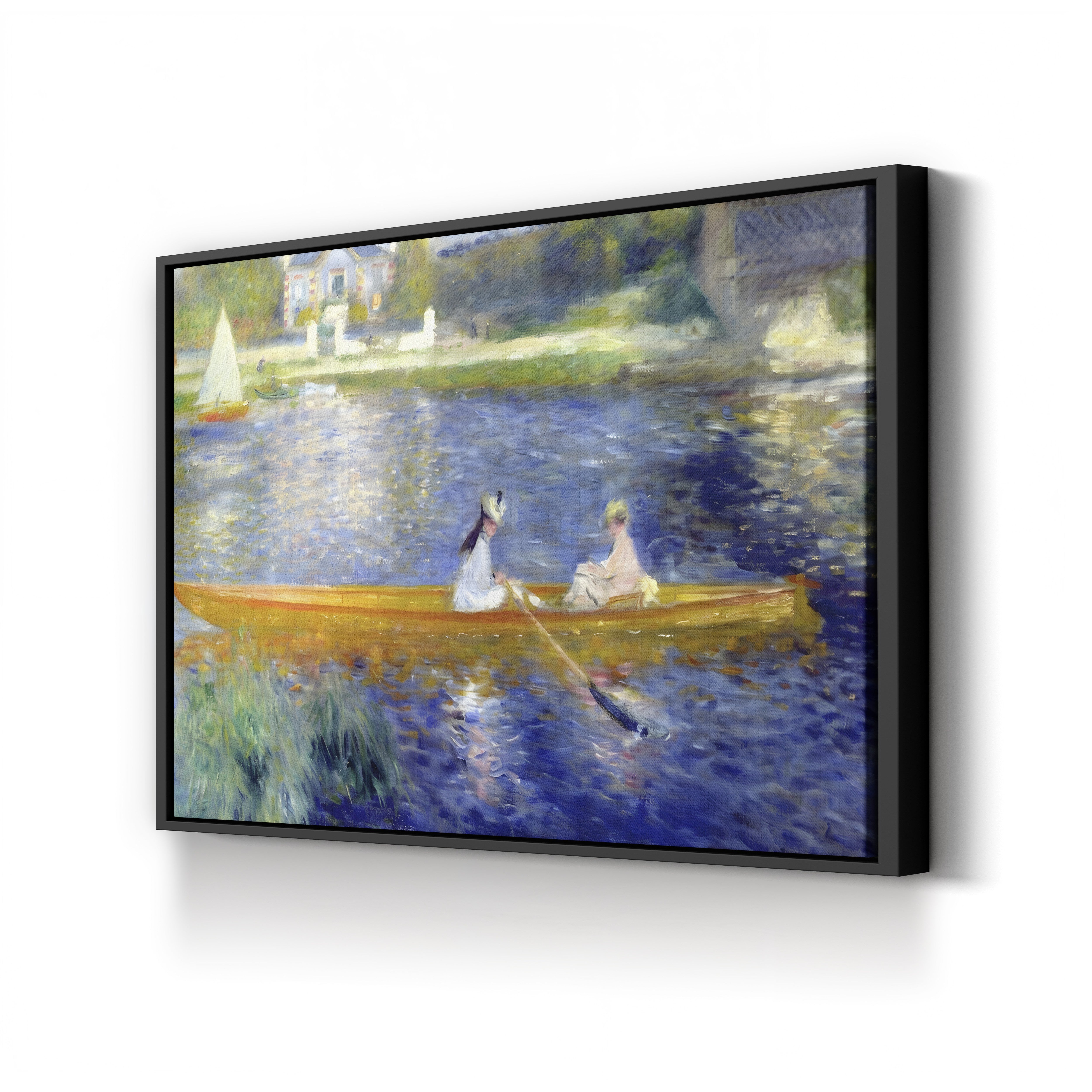 The Skiff (La Yole) – Pierre-Auguste Renoir Wall Art | Impressionist Boating Canvas Print