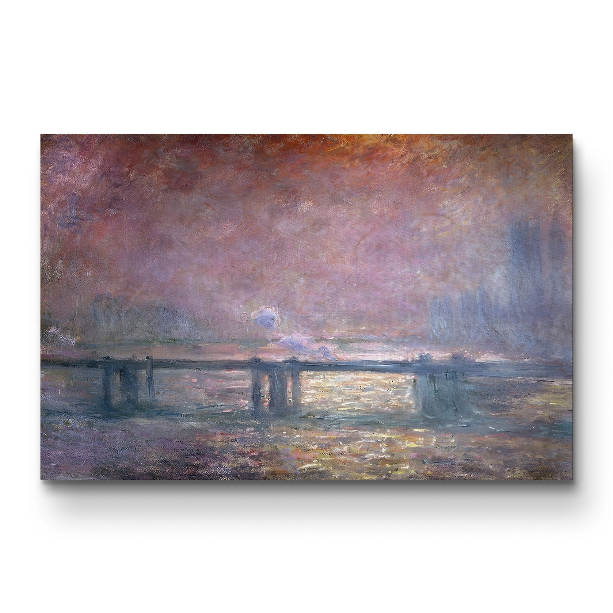Charing Cross Bridge, Fog on the Thames (Charing Cross, Brouillard sur la Tamise), 1903 by Claude Monet