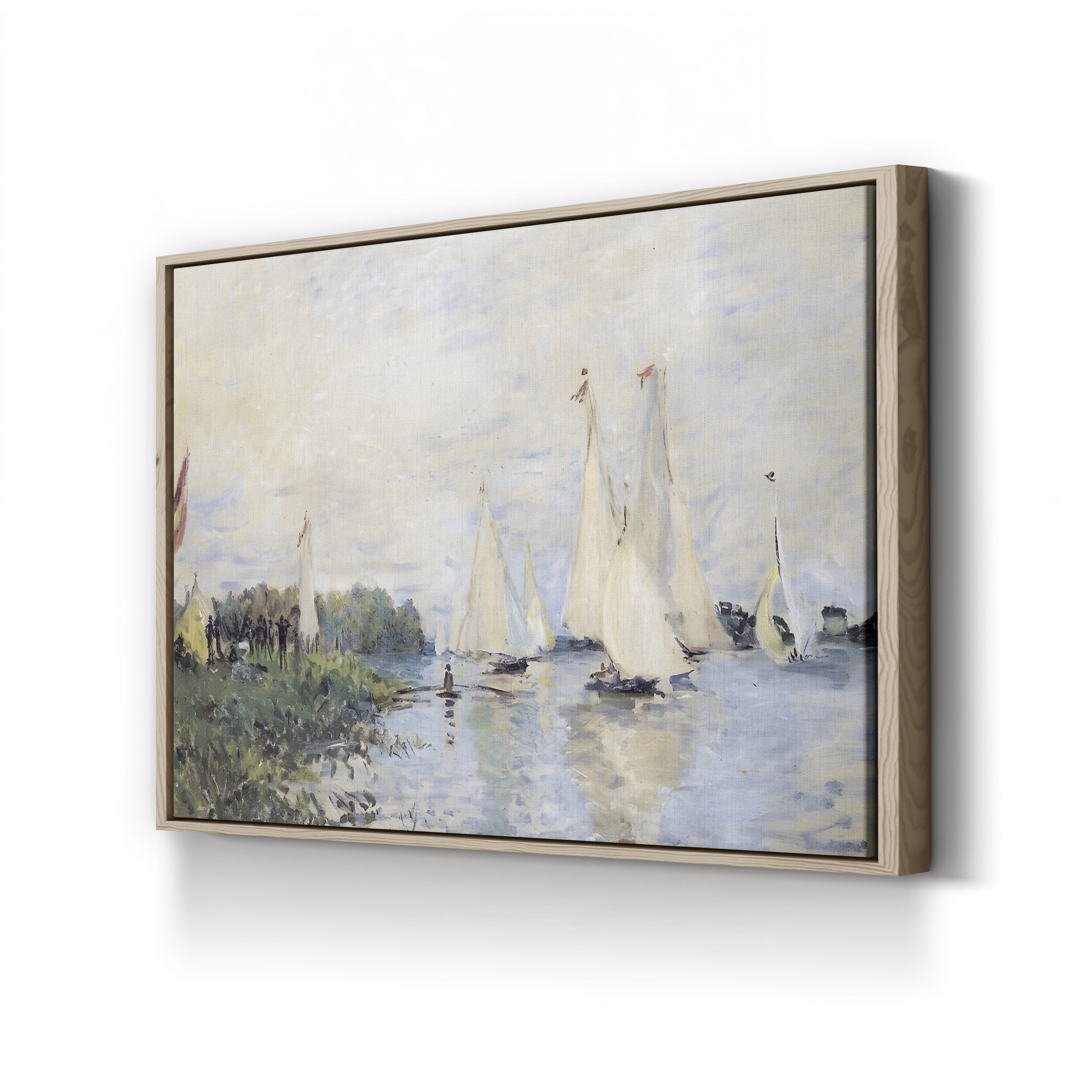 Regatta at Argenteuil (Les Barques, Régates à Argenteuil), 1874 by Claude Monet