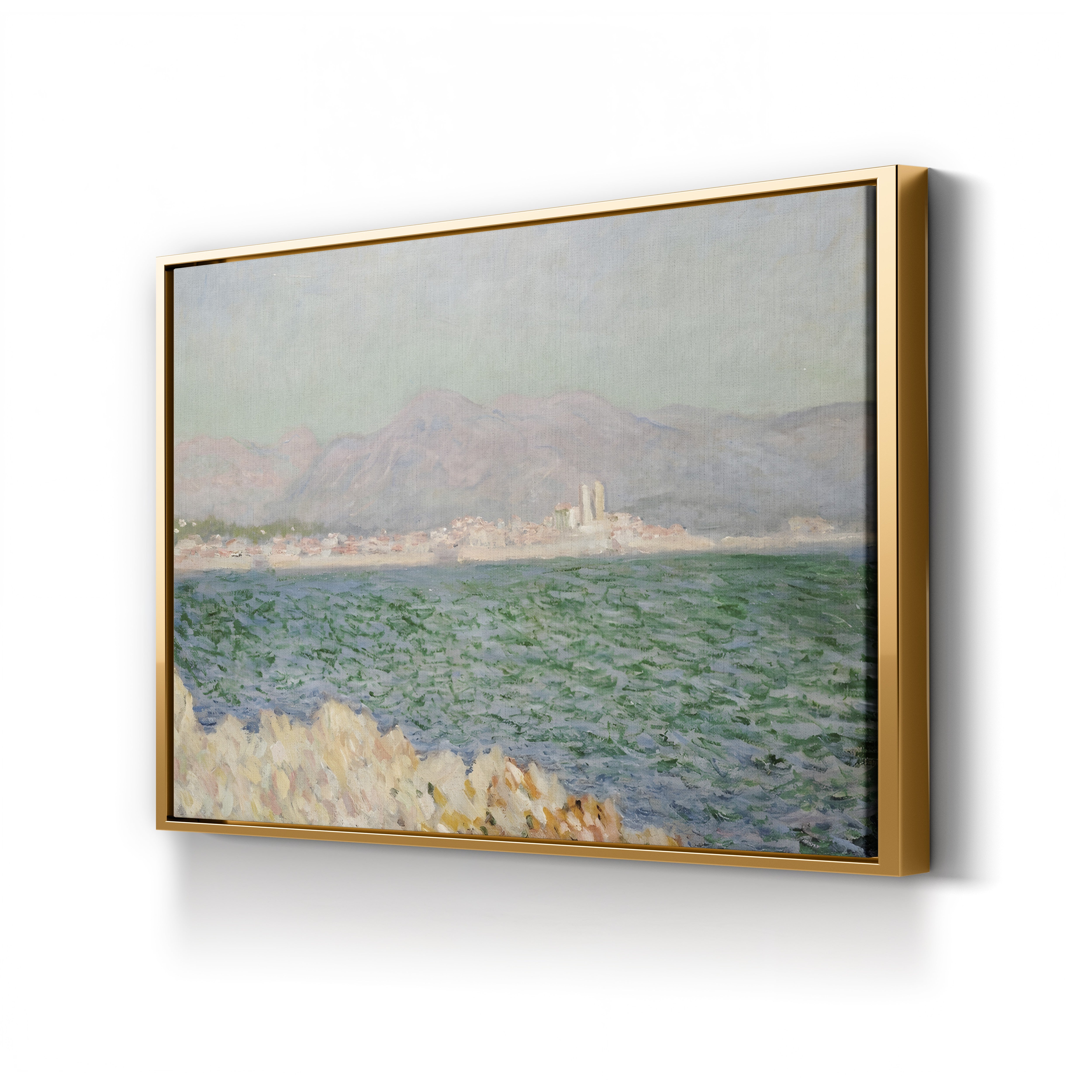 Gulf of Antibes, 1888 – Claude Monet Wall Art | Impressionist Mediterranean Seascape Canvas Print