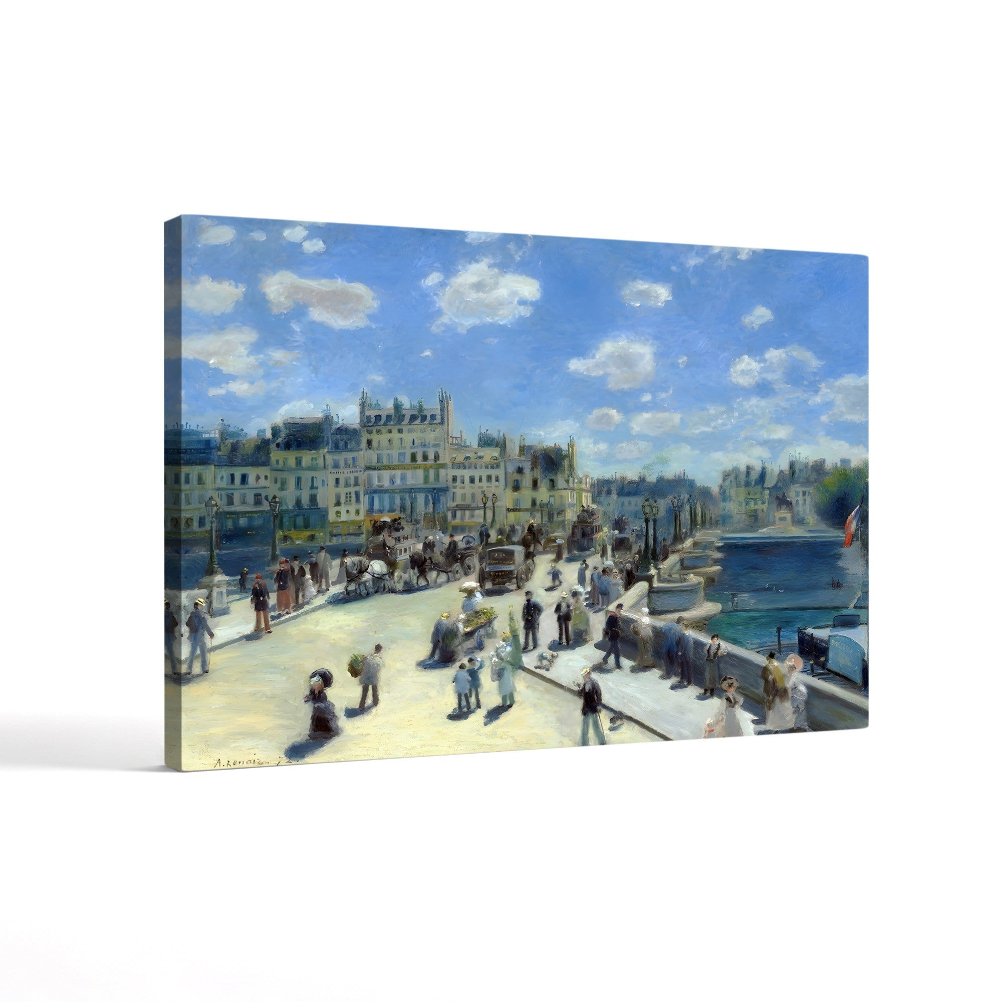Pont Neuf, Paris – Renoir Wall Art | Impressionist Cityscape Canvas