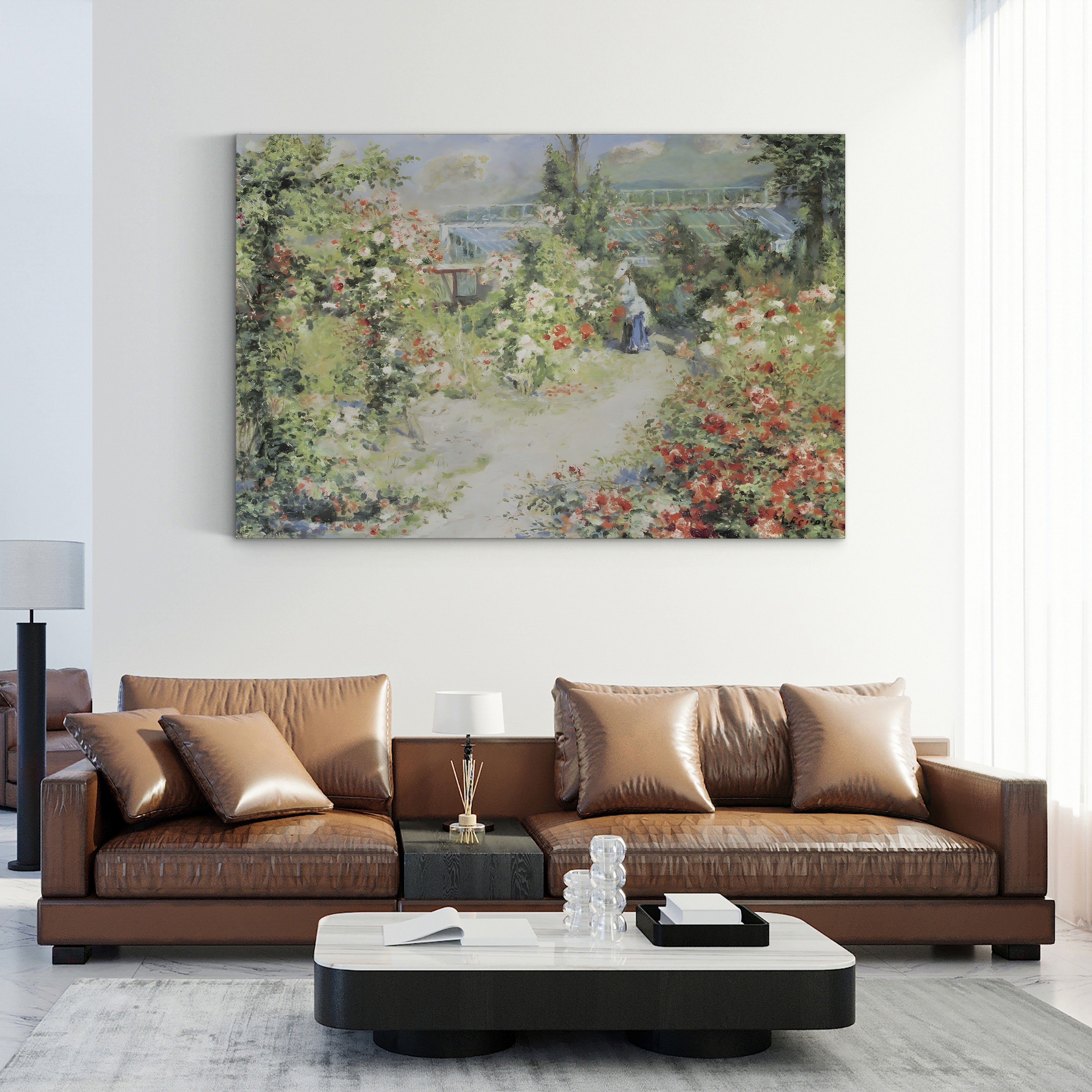 The Conservatory – Pierre-Auguste Renoir Wall Art | Impressionist Interior Canvas Print