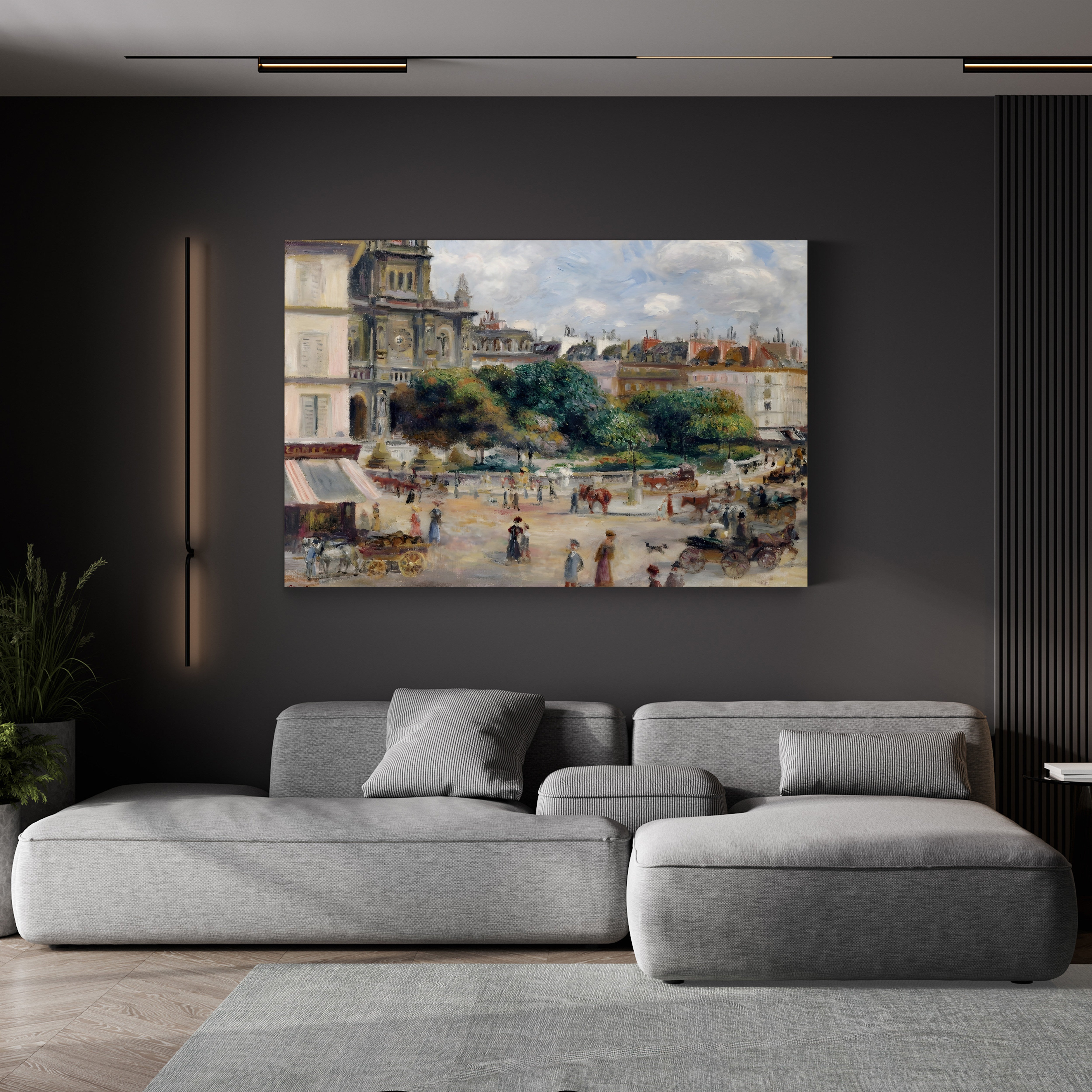 Place de la Trinité, 1893 – Renoir Wall Art | Impressionist Canvas