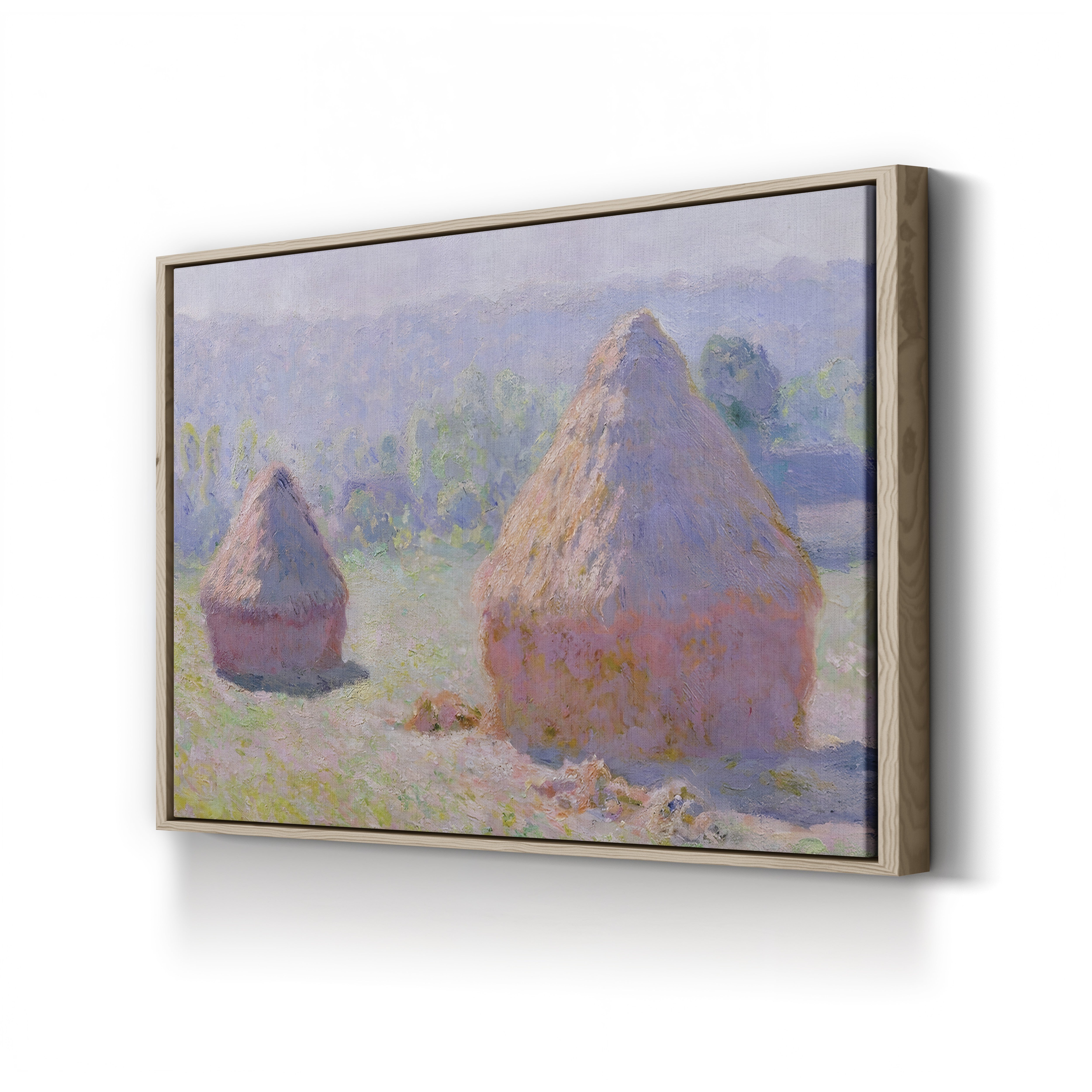 Grainstacks at the End of Summer, Morning Effect, 1891 – Claude Monet Wall Art | Impressionist Series Print