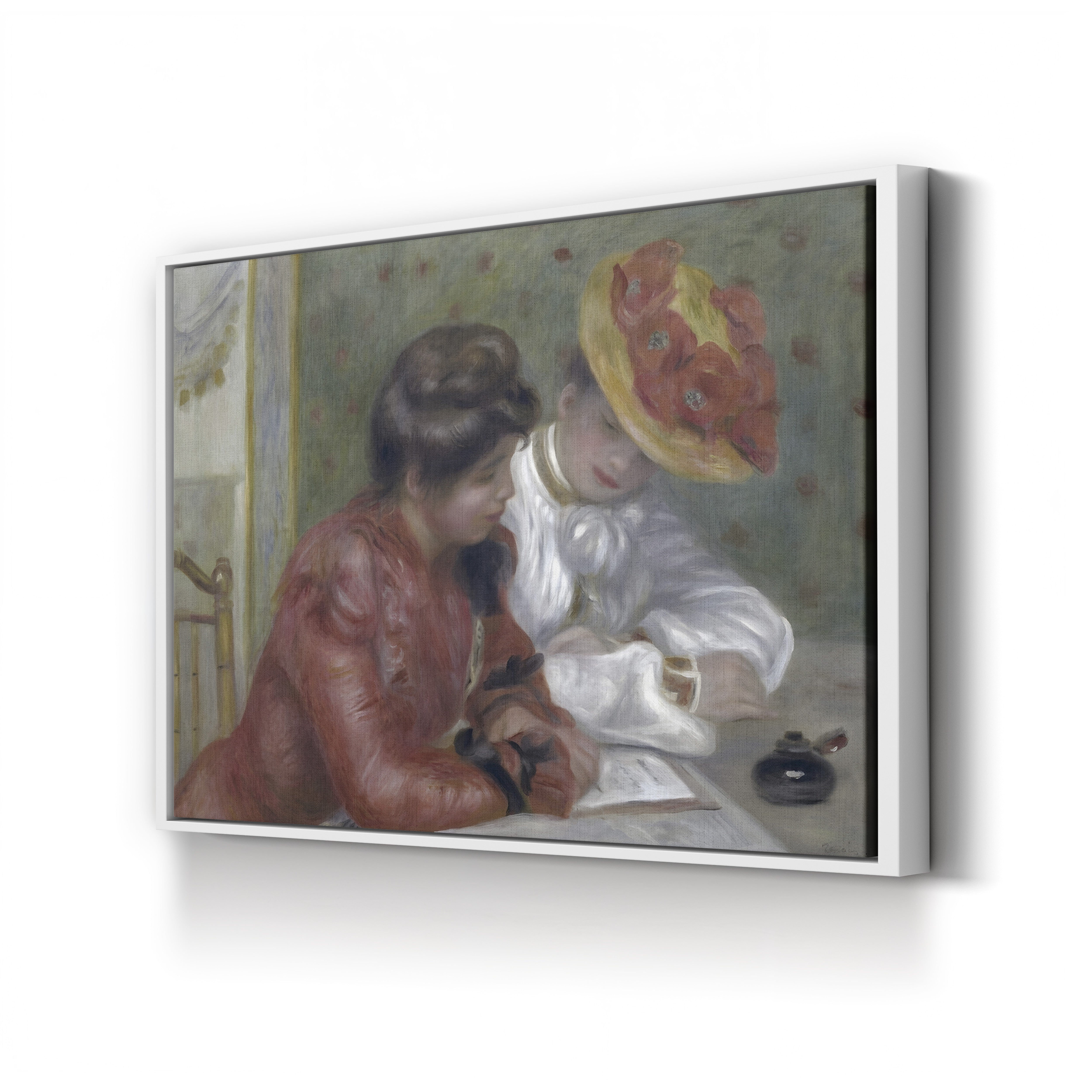 The Letter, c.1895–1900 – Pierre-Auguste Renoir Wall Art | Impressionist Interior Canvas Print
