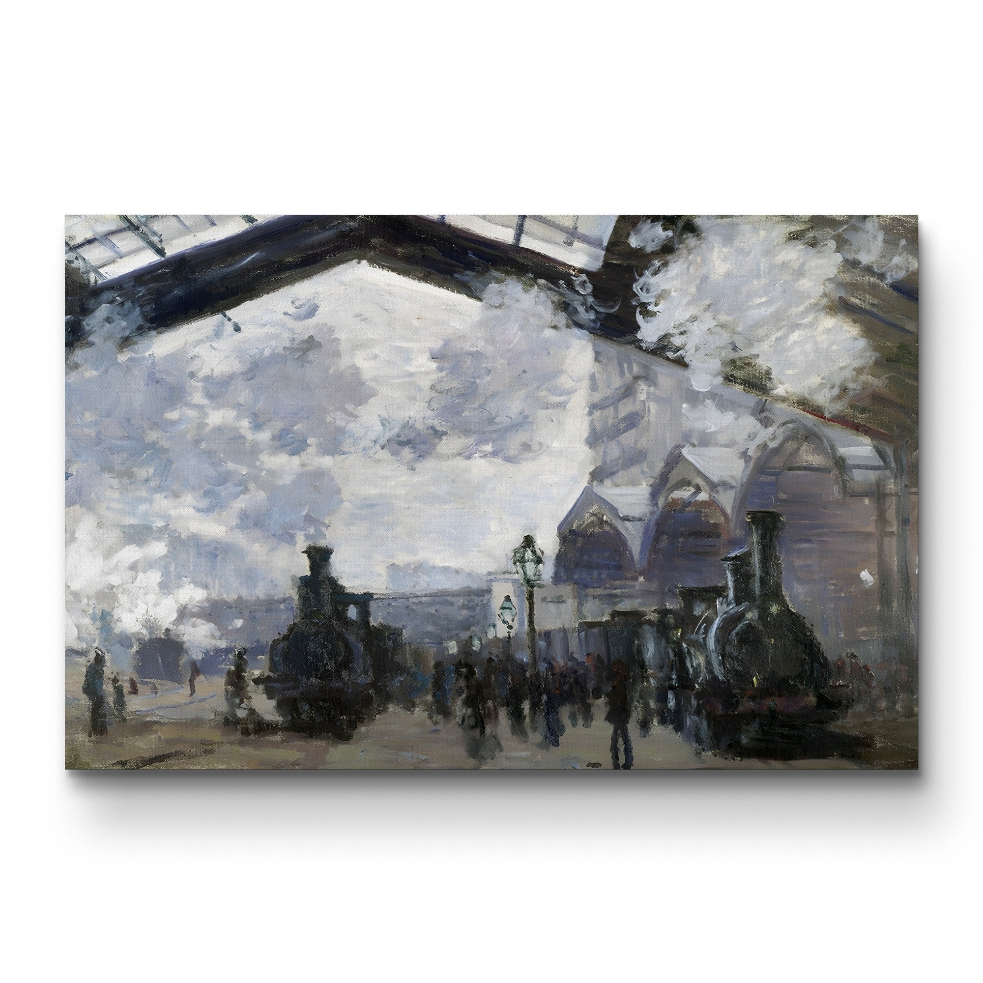The Gare Saint-Lazare (La Gare Saint-Lazare), 1877 by Claude Monet