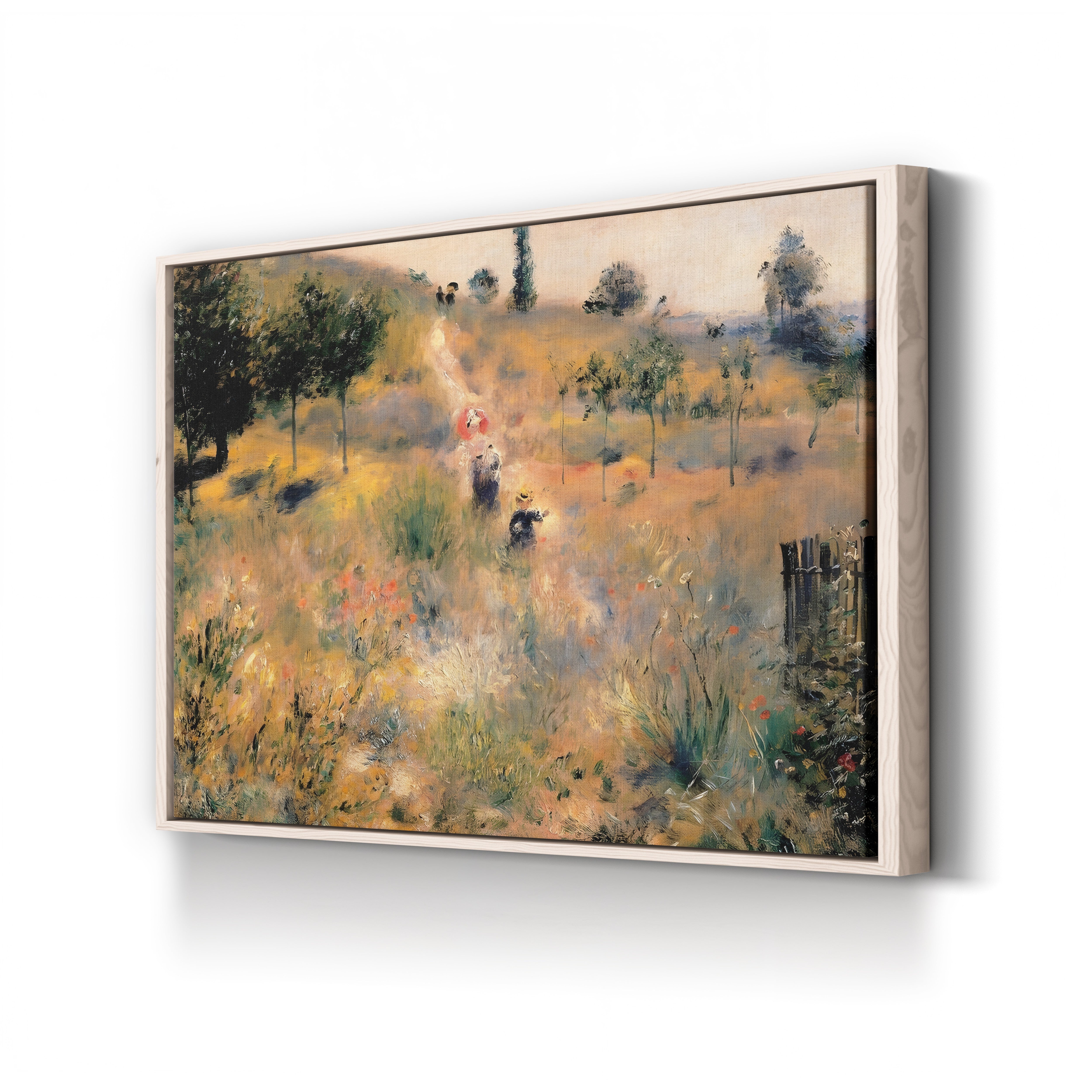 Pathway Through Tall Grass, c. 1875 – Renoir Wall Art | Impressionist Canvas