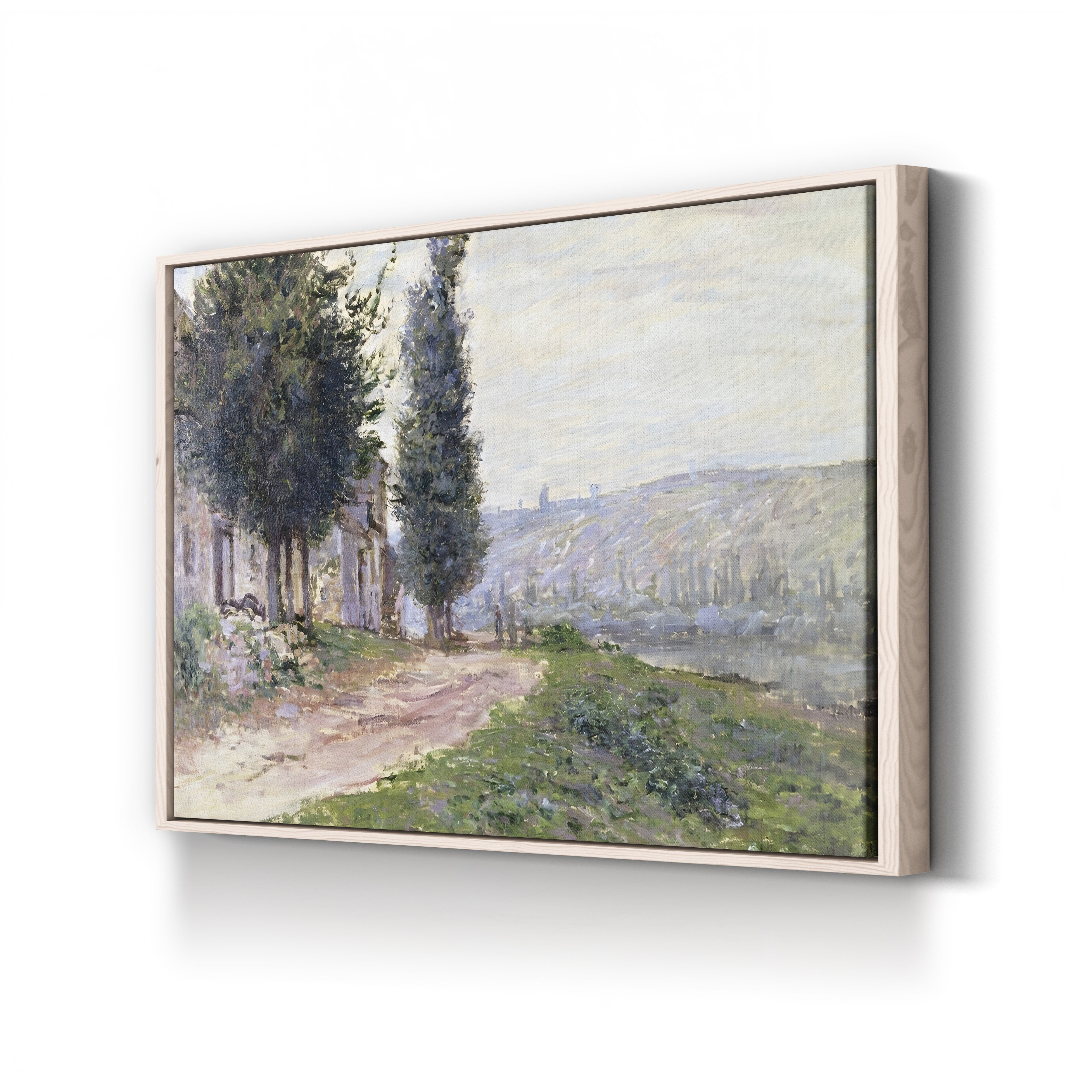 Riverbank at Lavacourt (La Berge à Lavacourt), 1879 by Claude Monet