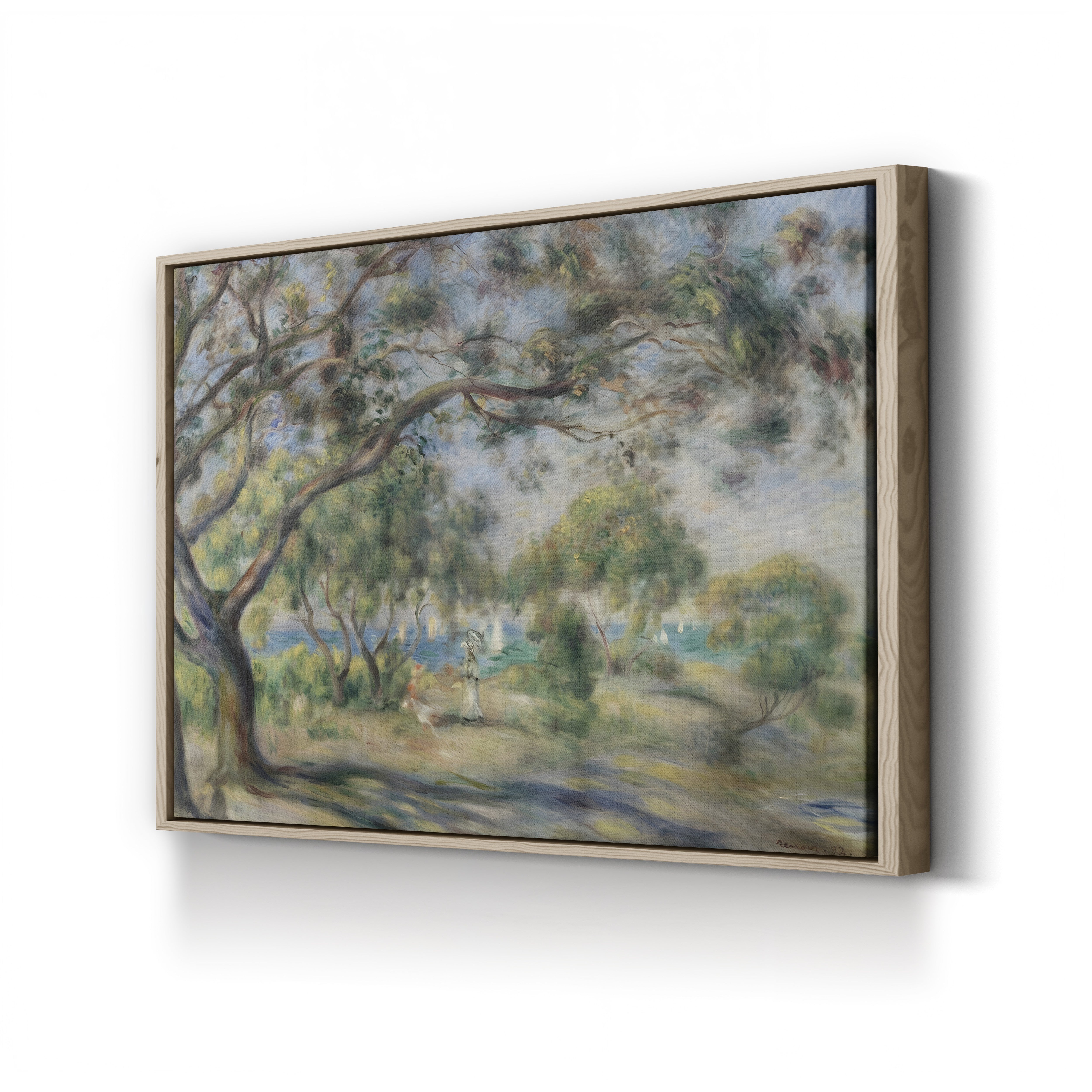 Bois de la Chaise, Noirmoutier, 1892 – Pierre-Auguste Renoir Wall Art | Impressionist Woodland Canvas Print