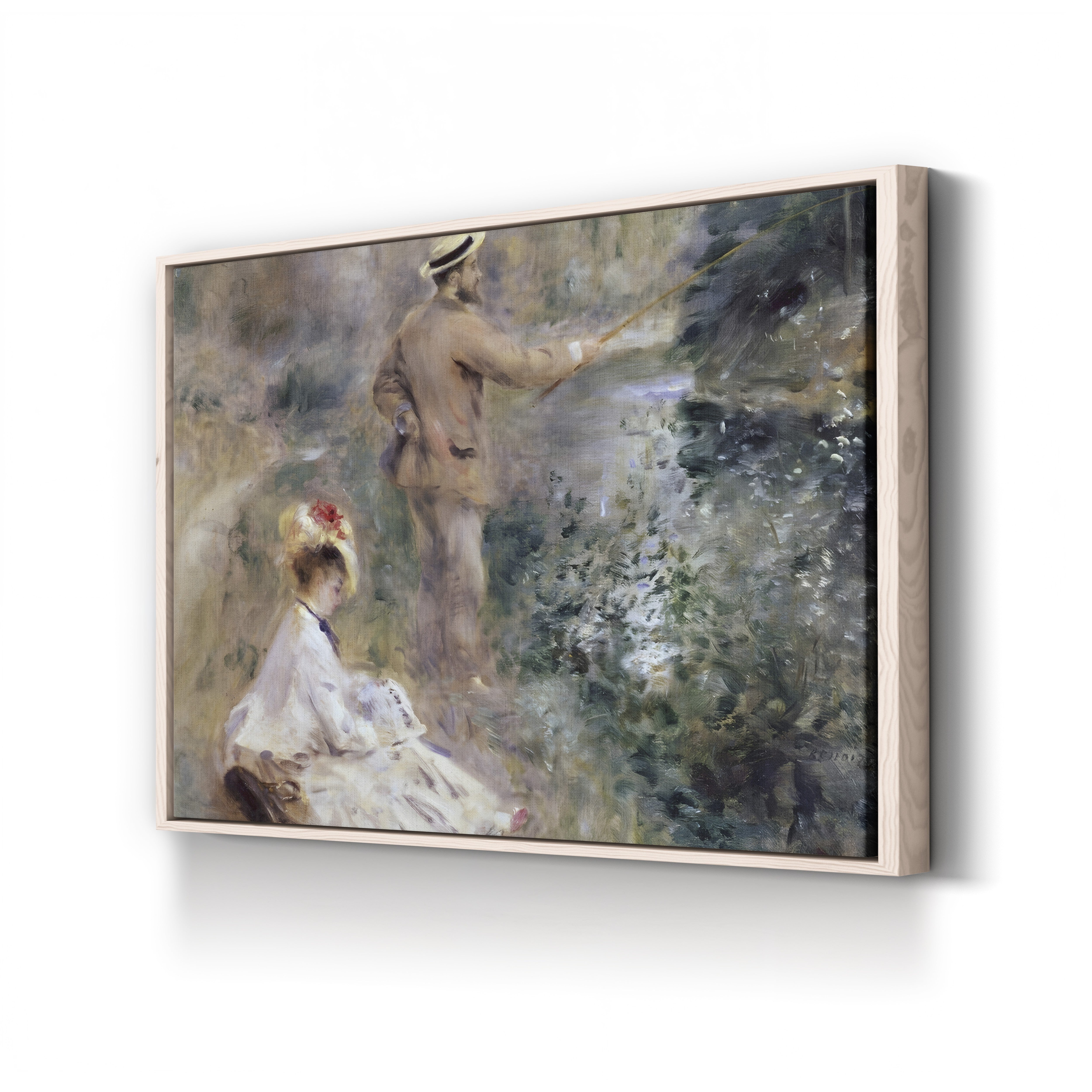 The Fisherman – Pierre-Auguste Renoir Wall Art | Impressionist Figural Canvas Print