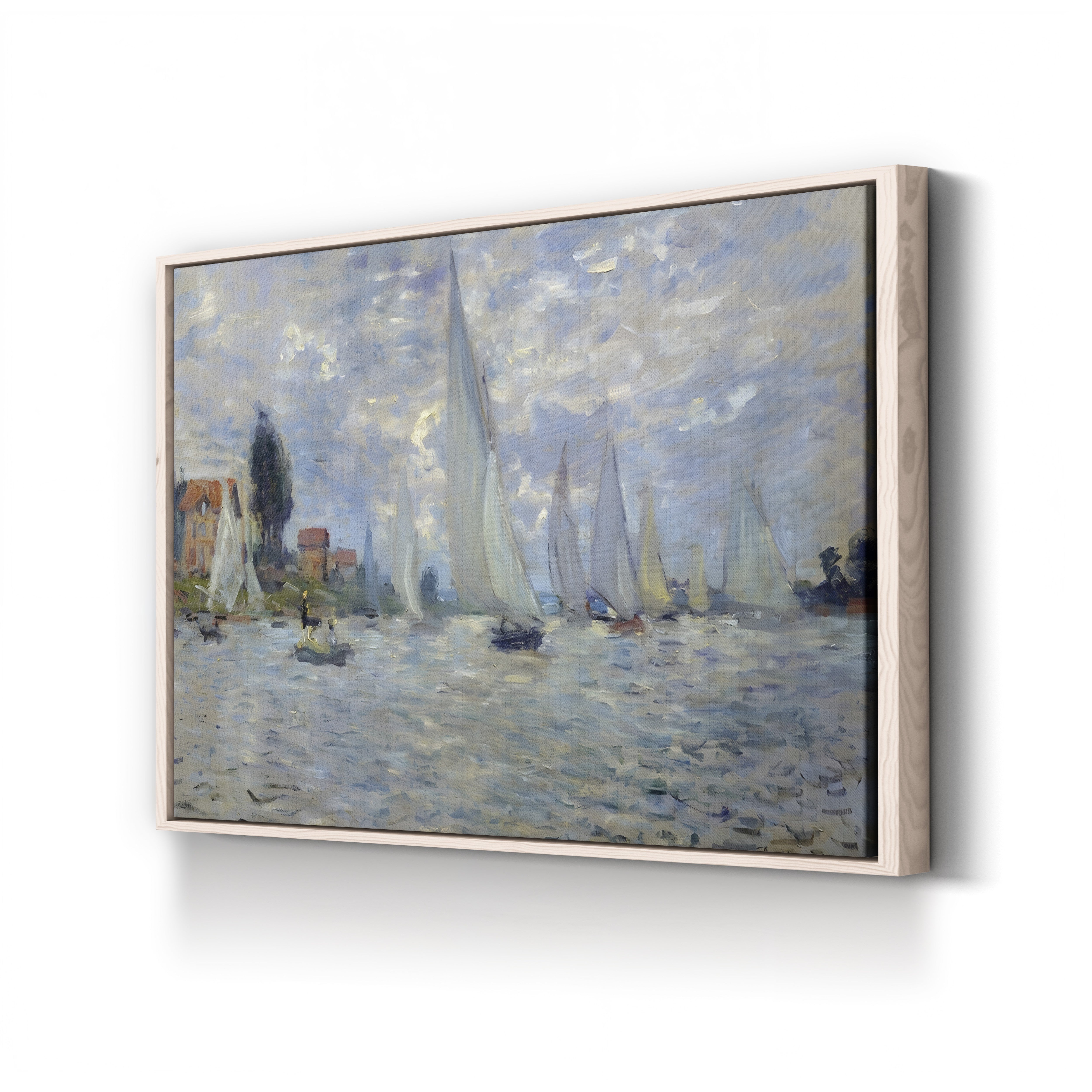 The Boats, Regatta at Argenteuil (Les Barques, régates à Argenteuil), 1874 by Claude Monet