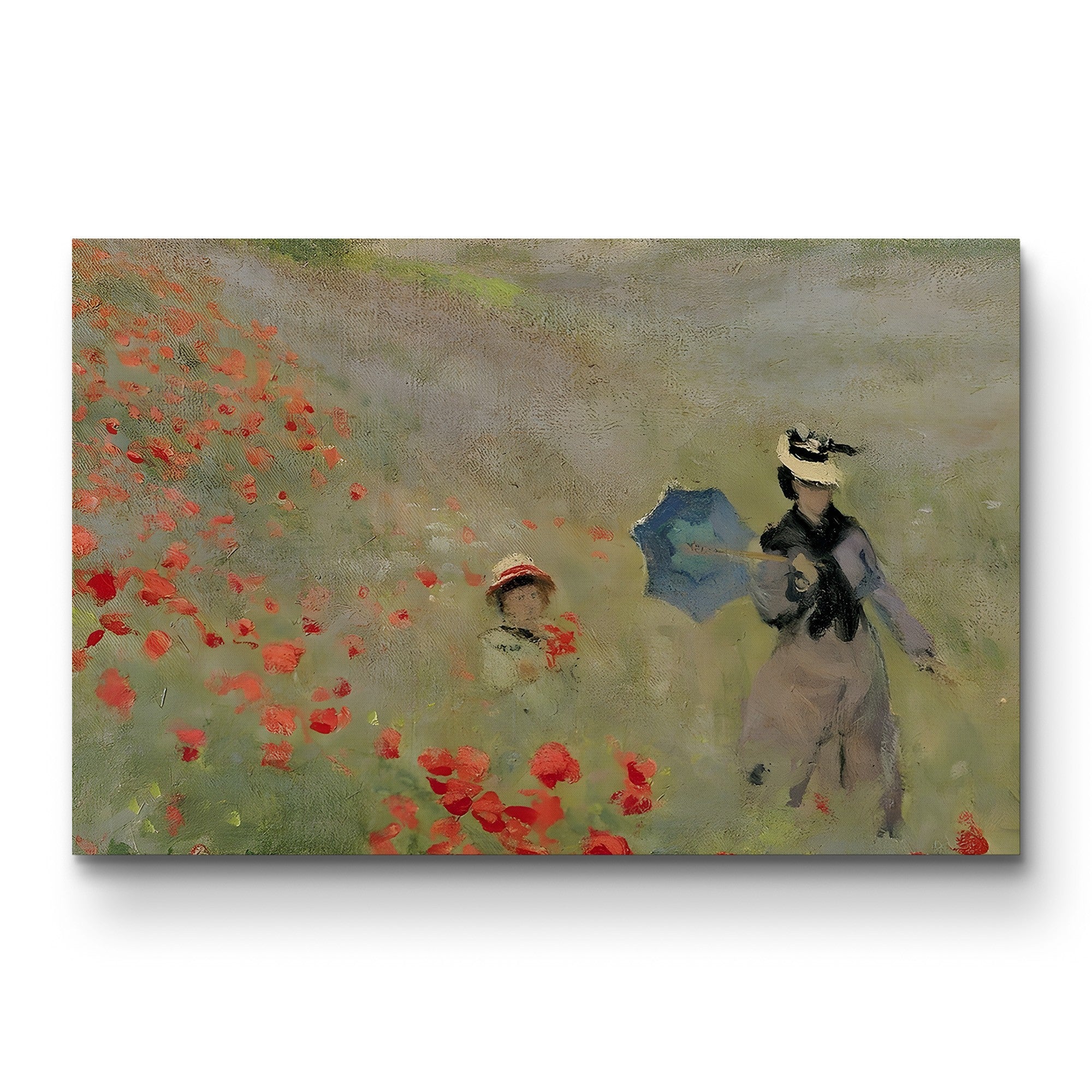 Poppies at Argenteuil (Les Coquelicots), 1873 by Claude Monet