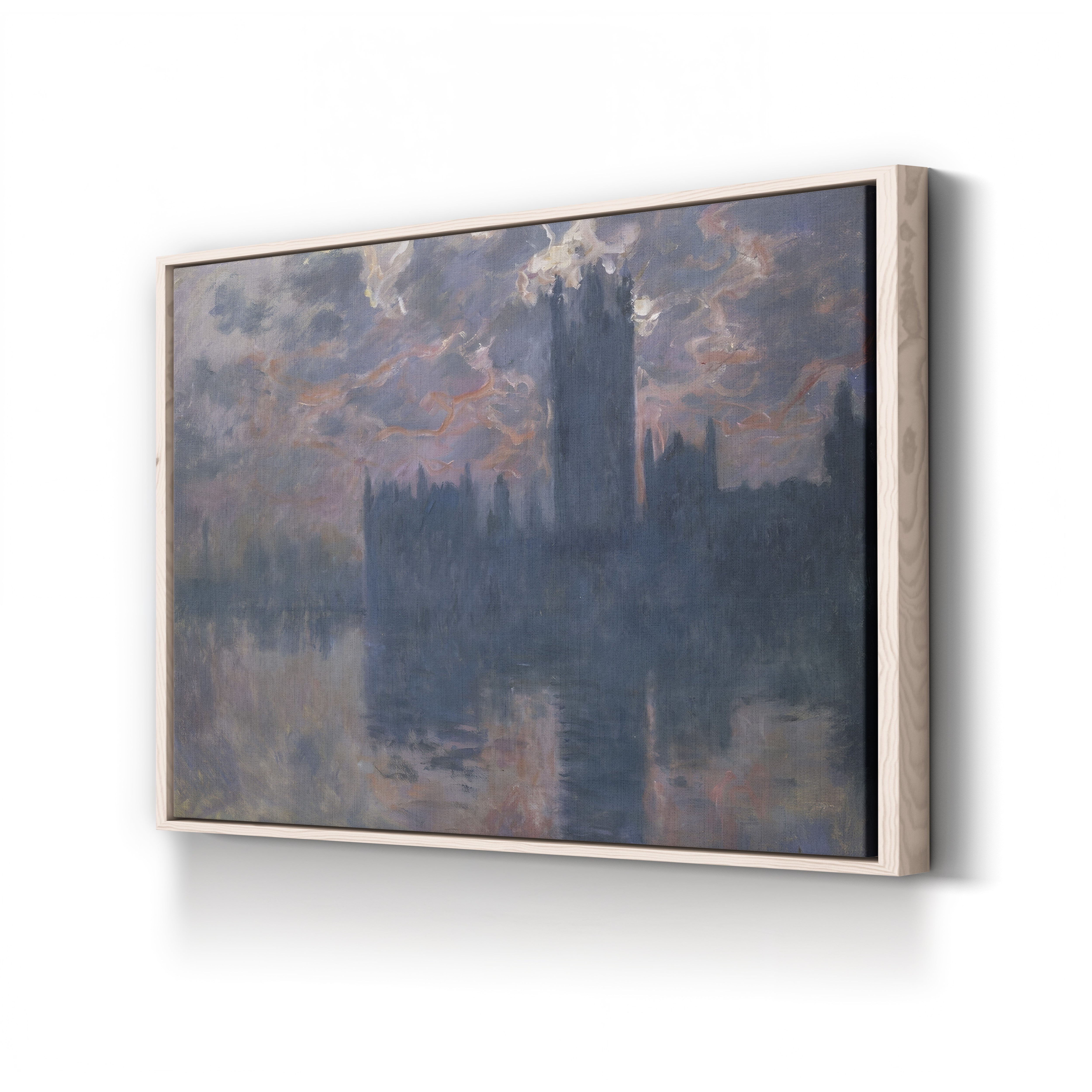 Houses of Parliament, Sunset, 1902 – Claude Monet Wall Art | Impressionist London Series Canvas Print