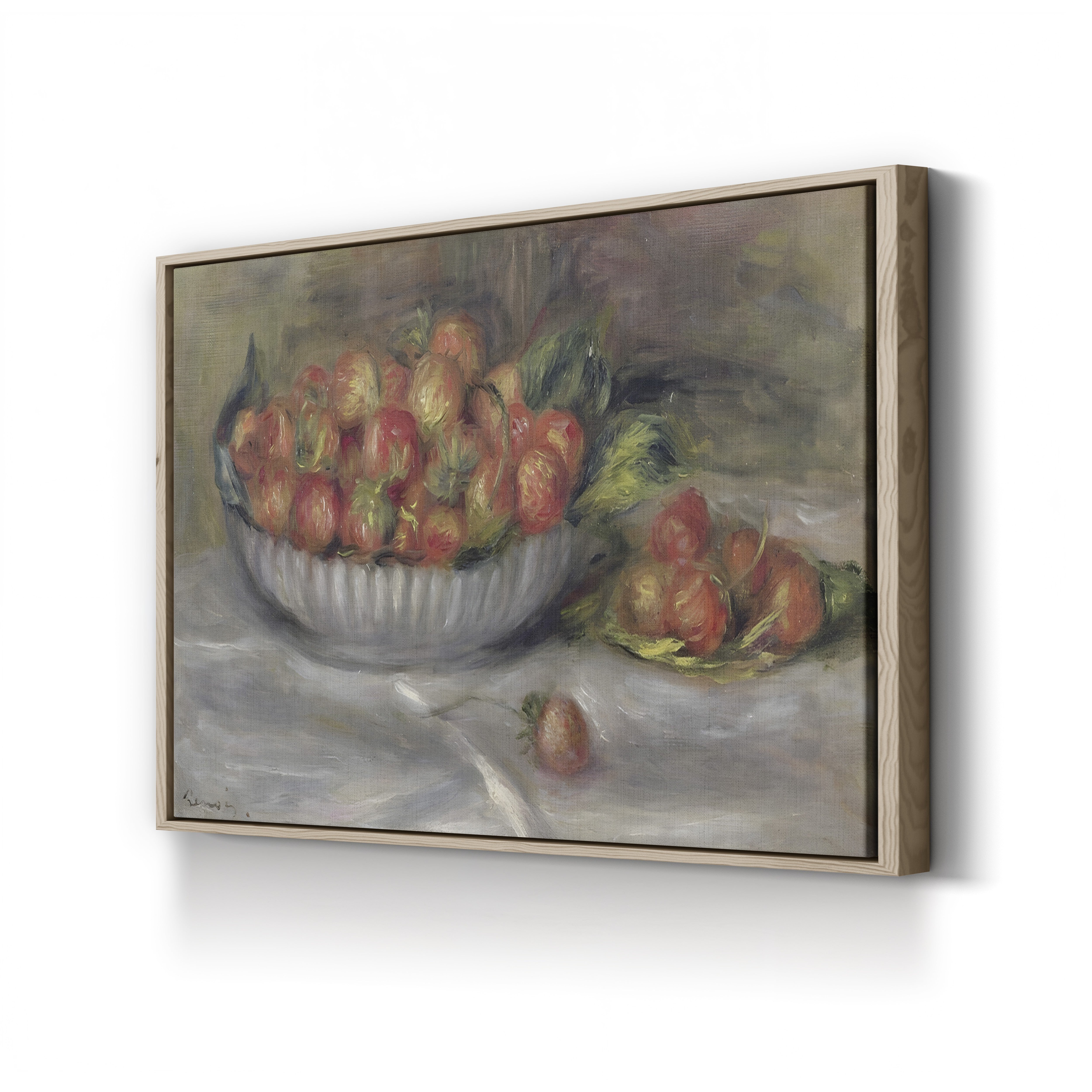 Still Life with Strawberries, 1914 – Renoir Wall Art | Impressionist Canvas