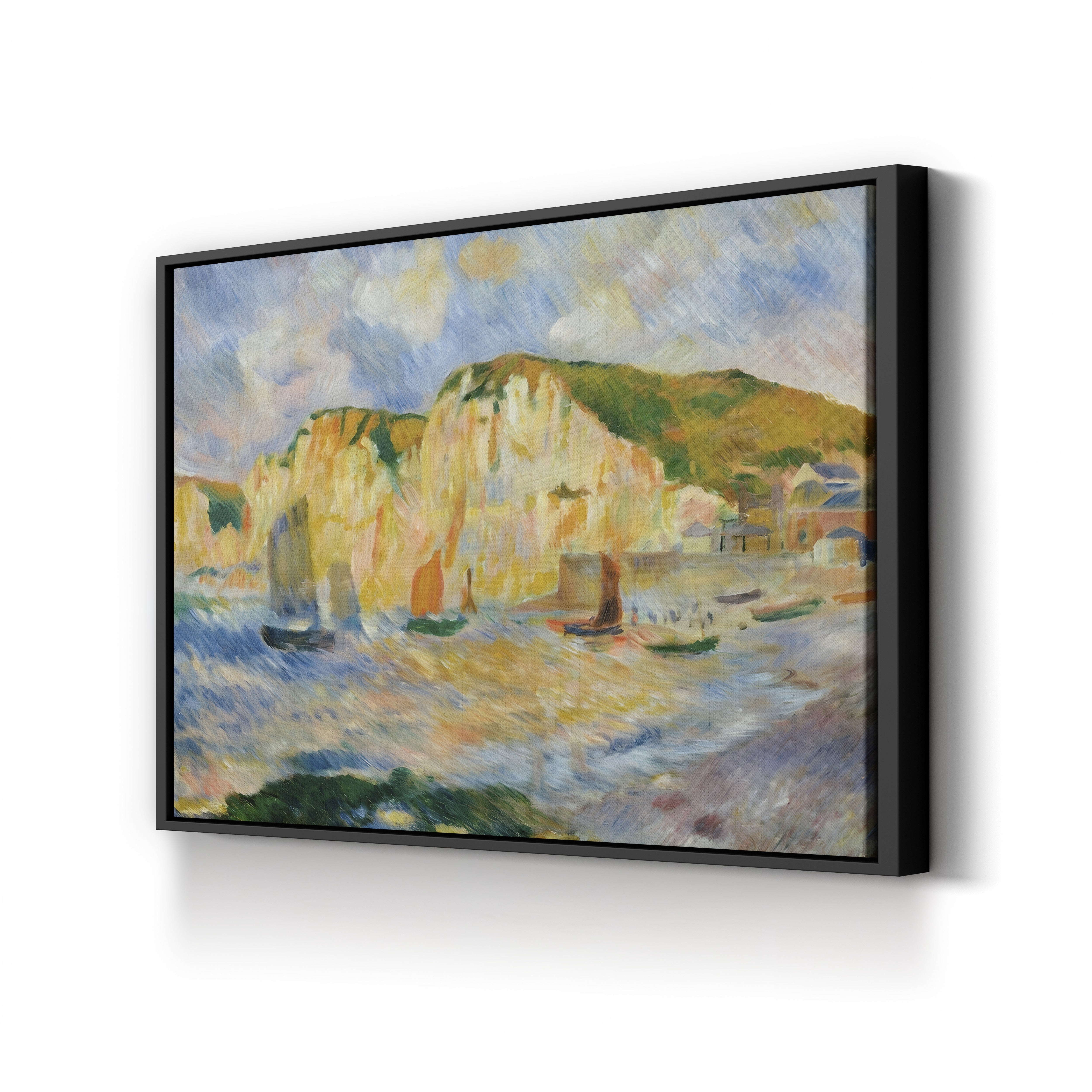 Sea and Cliffs – Renoir Wall Art | Impressionist Seascape Canvas Print